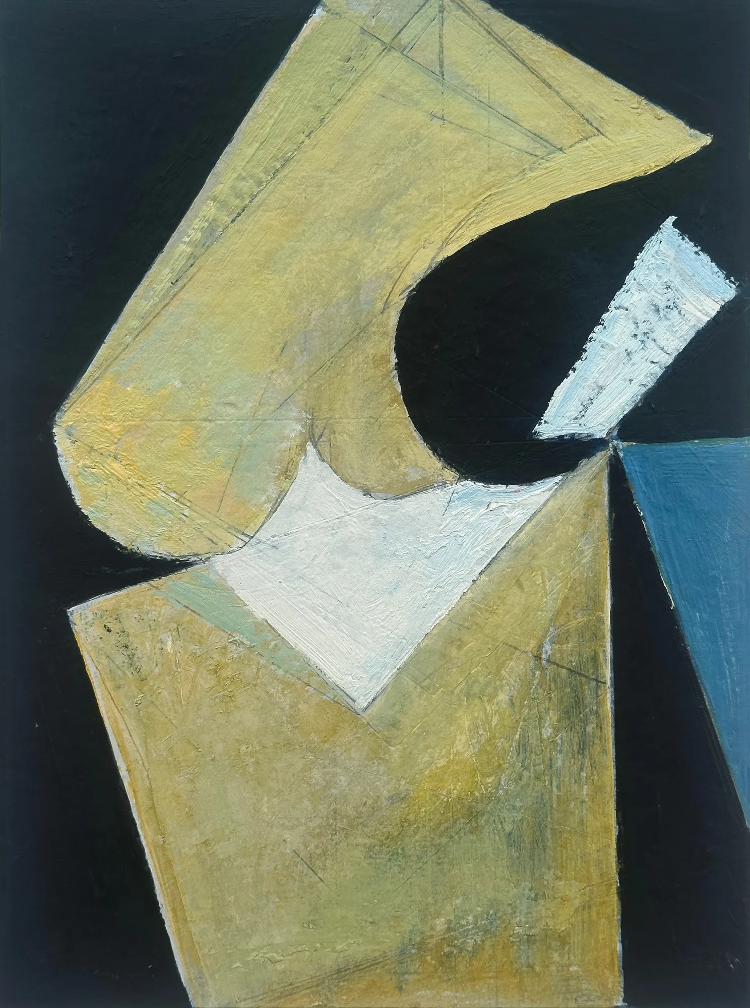 Adrian Heath, T5 Oil Study Ozcia, 1986