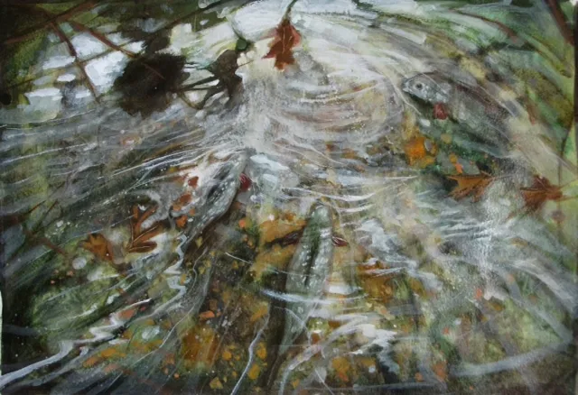 David Bez, Roach in the Shallows (Ripples), 2020