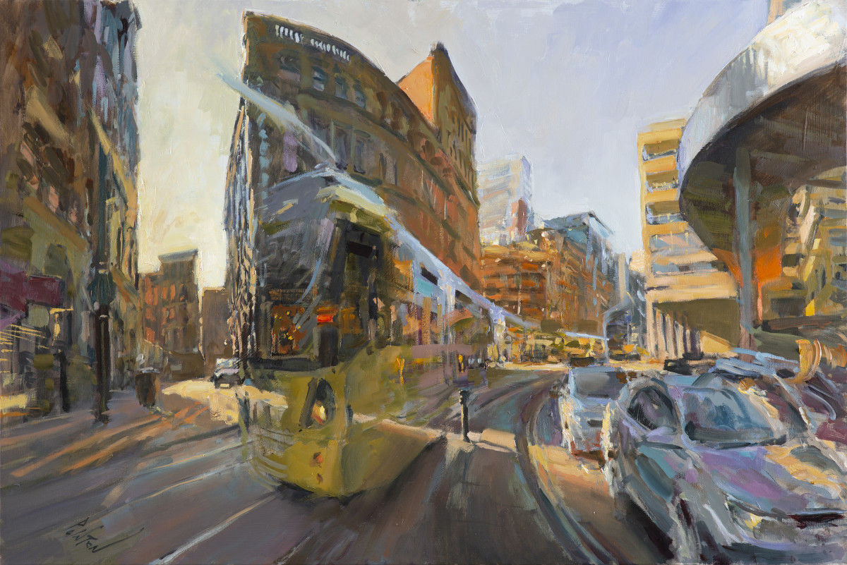 Rob Pointon ROI, Curving past the Arndale, 10/2019