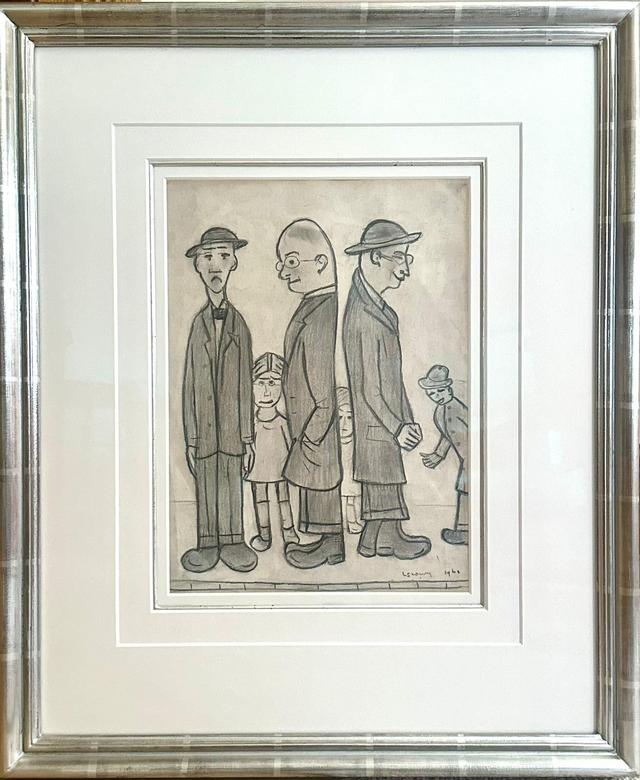 L.S Lowry, Gentleman with No Hair , 1961