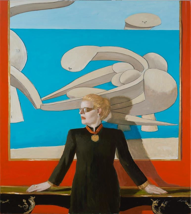 Julio Larraz, La Campamento con la Orden del Marpacifico Moñudo, 2020