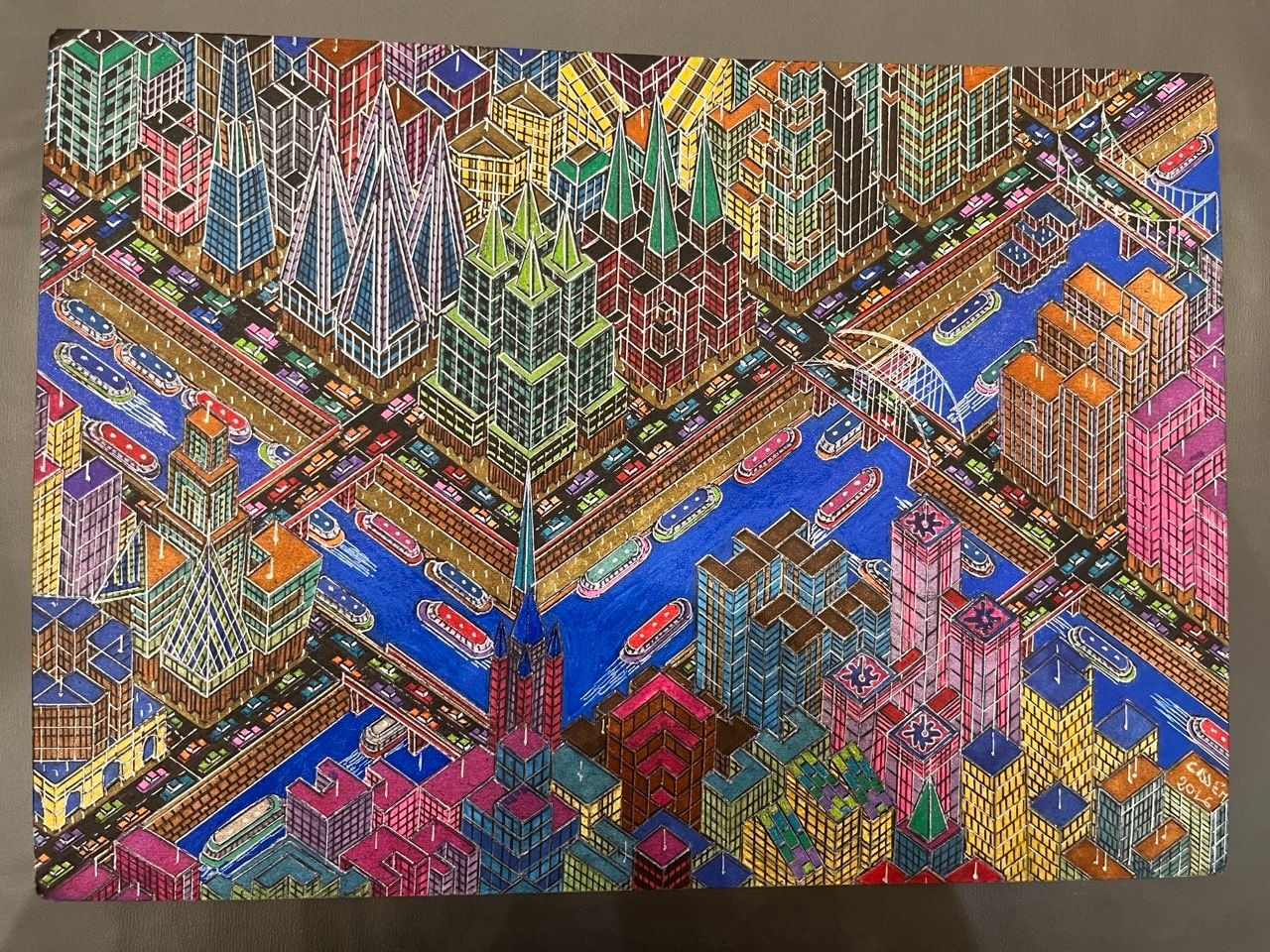 Mamadou Cissé, Sans titre, 2016