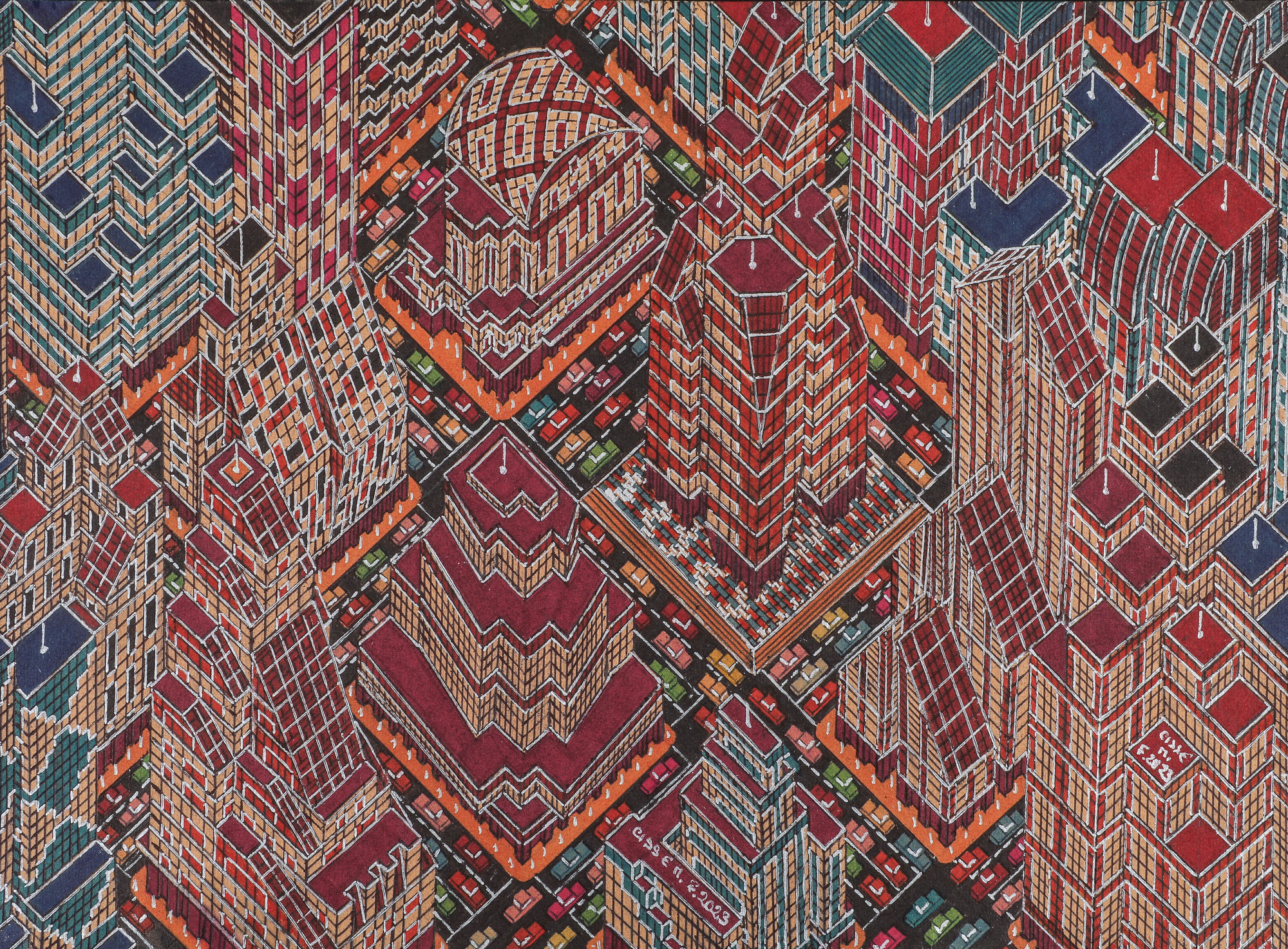 Mamadou Cissé, Sans titre, 2023