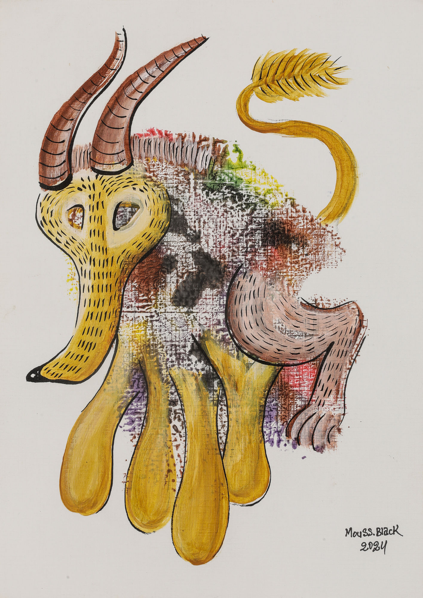 Mouss Black, Sans titre, 2024