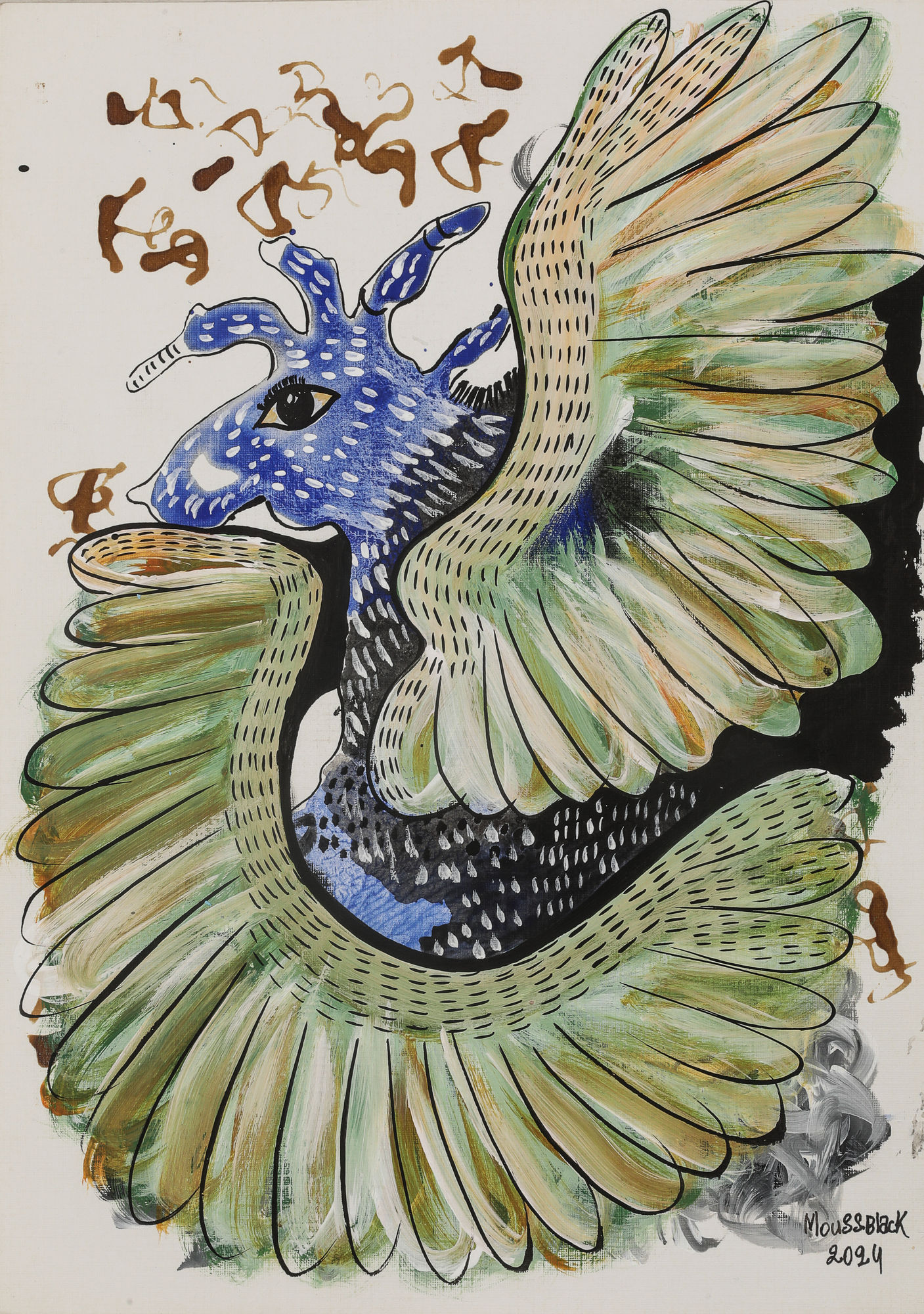 Mouss Black, Sans titre, 2024