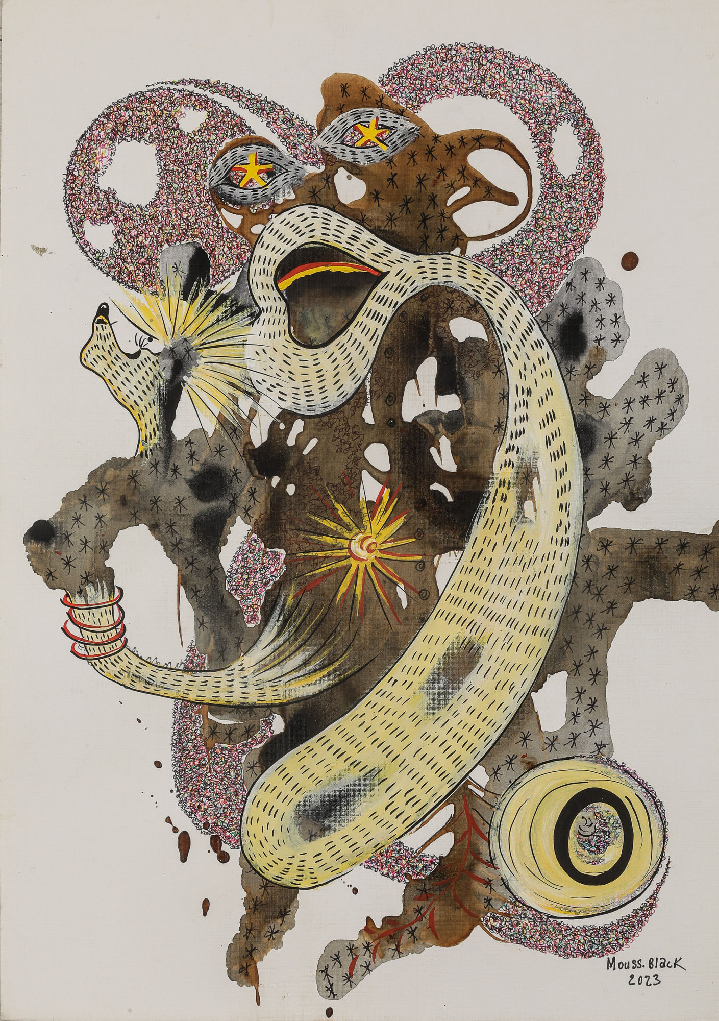 Mouss Black, Sans titre, 2024