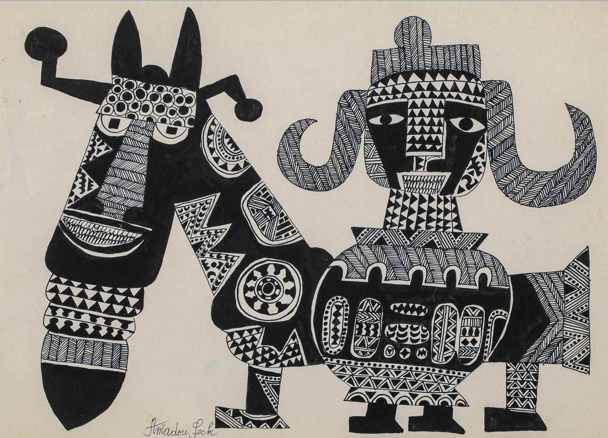 Amadou Seck, Sans titre, 1978