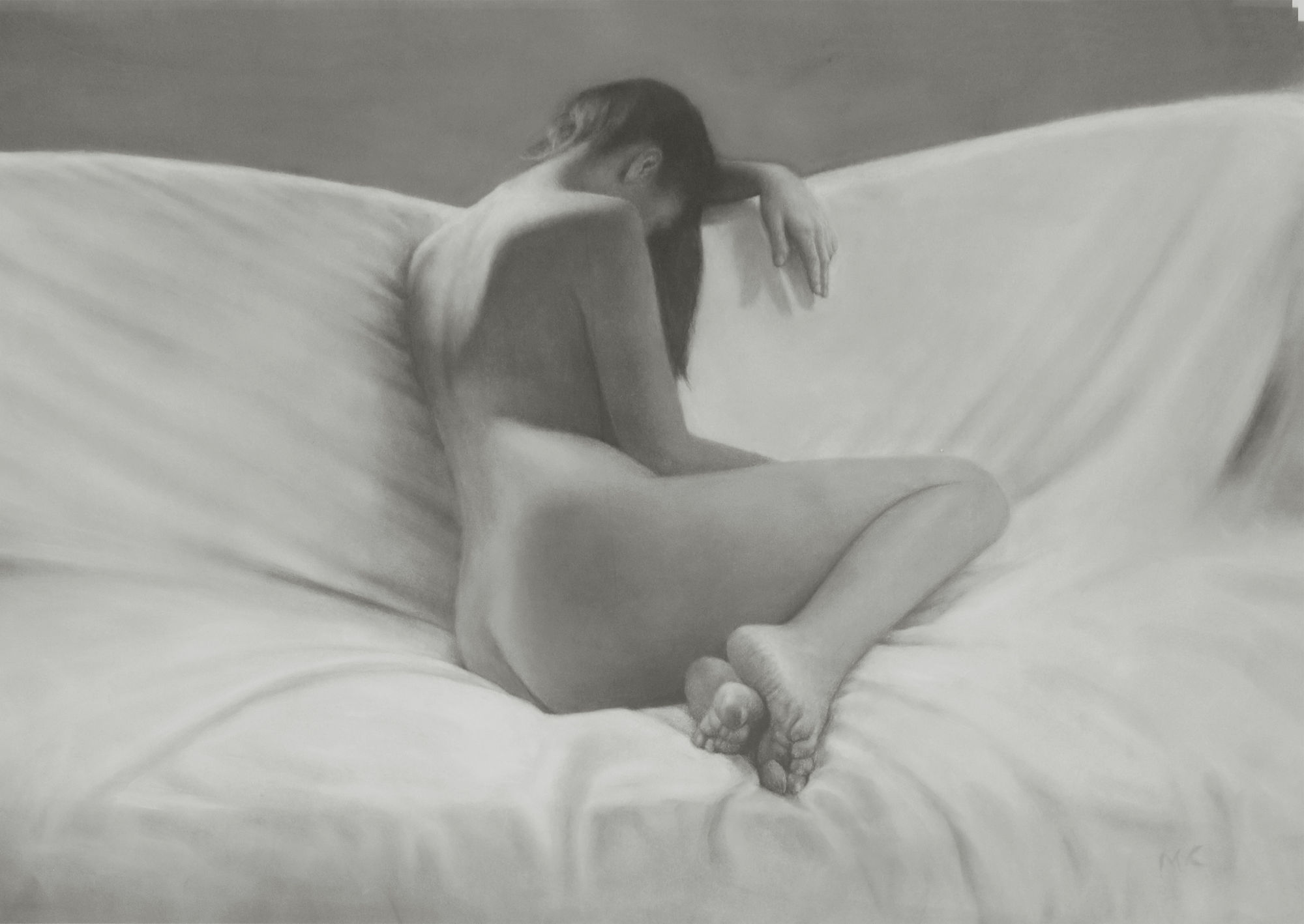 Mark Clark, Seated Nude, Rebecca