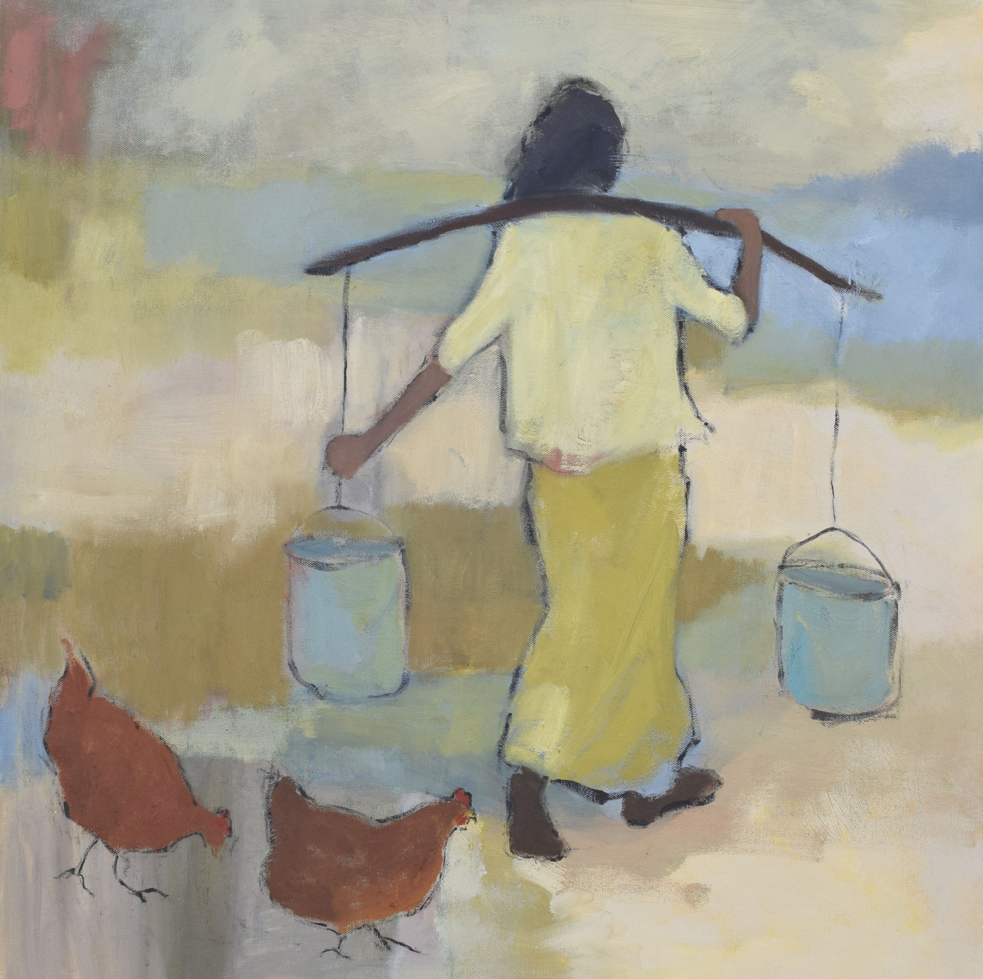 Clare Granger, Girl with Chickens