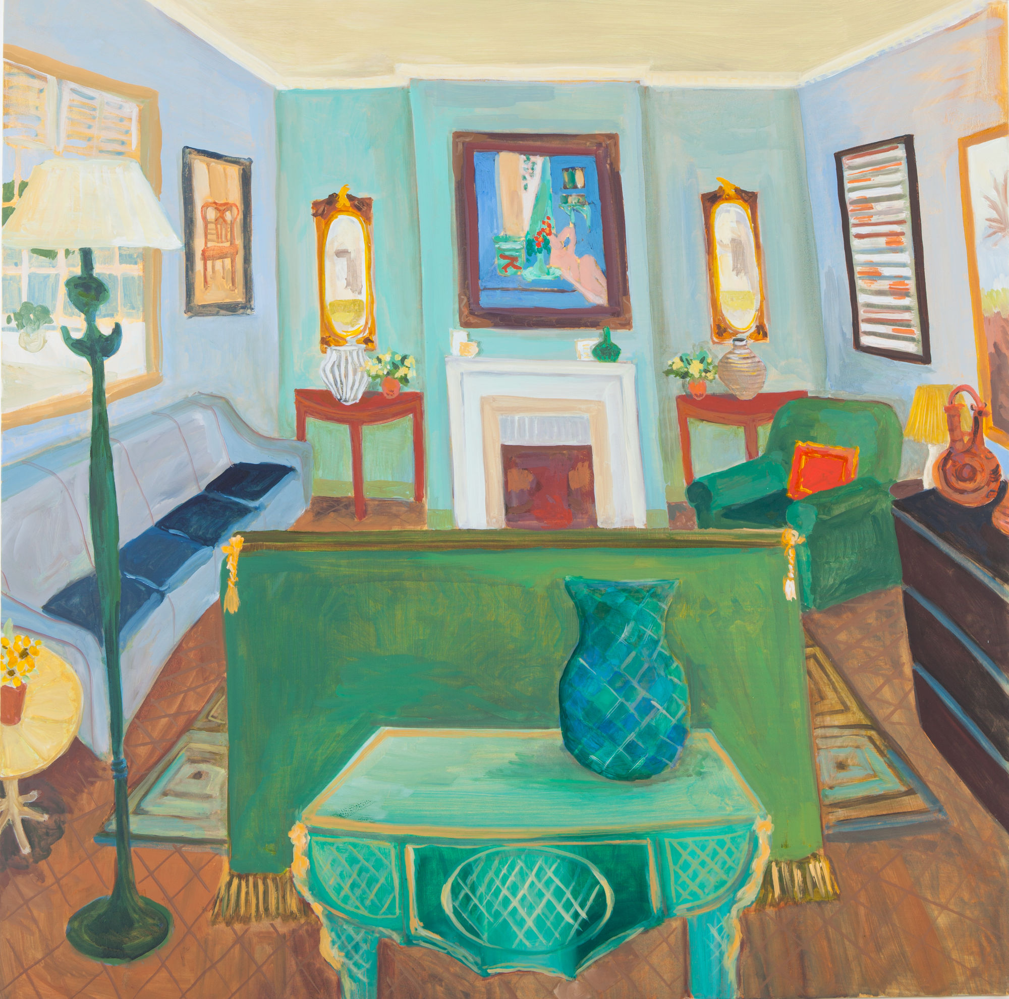 Lottie Cole, London Interior - with Matisse Reclining Nude and Giacometti Lamp