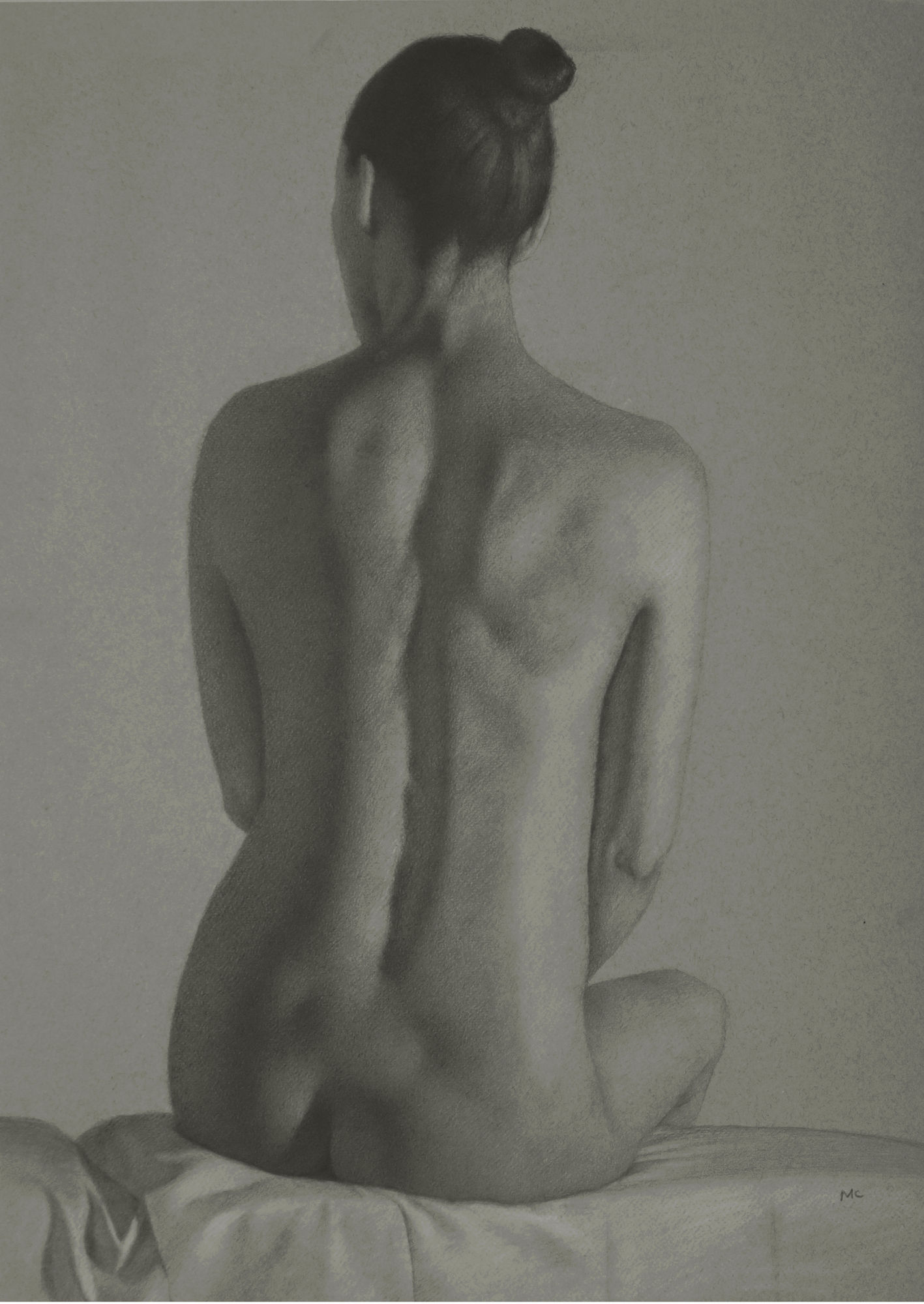 Mark Clark, Seated Nude II