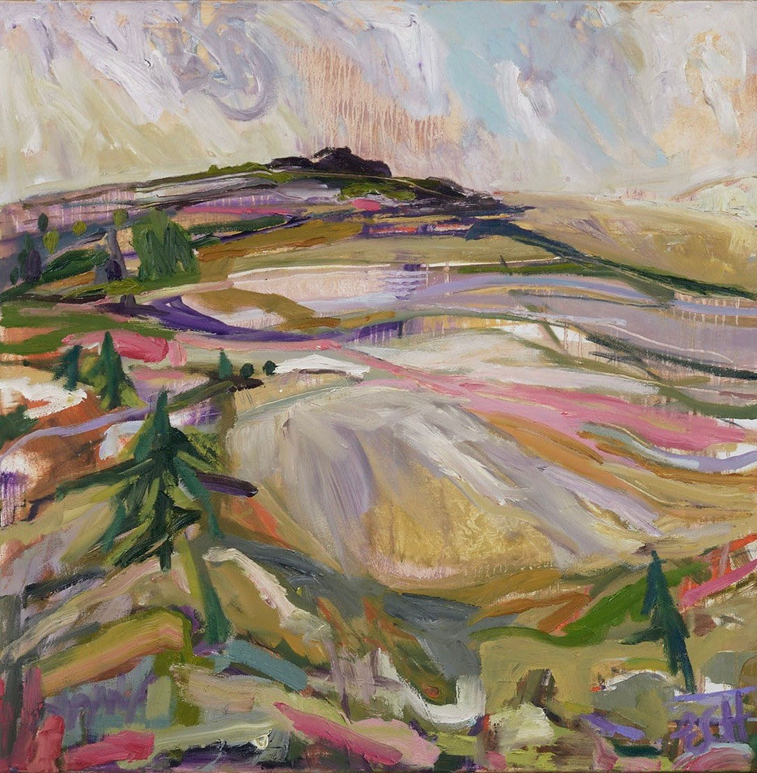 Emma Haggas, Hilltop with Pines