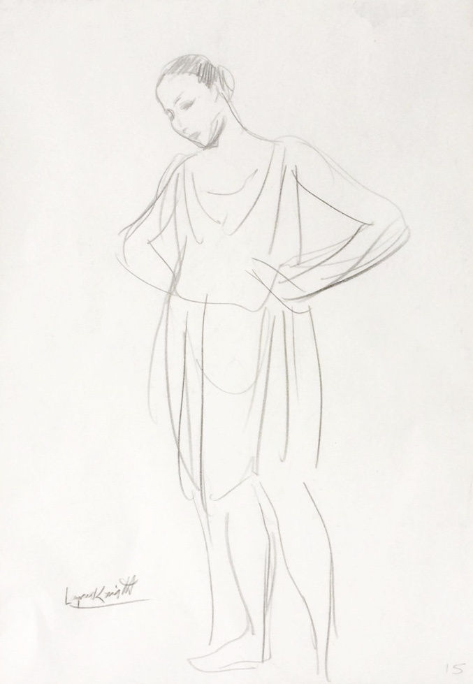Dame Laura Knight (1877 - 1970), Dancer (sketch)