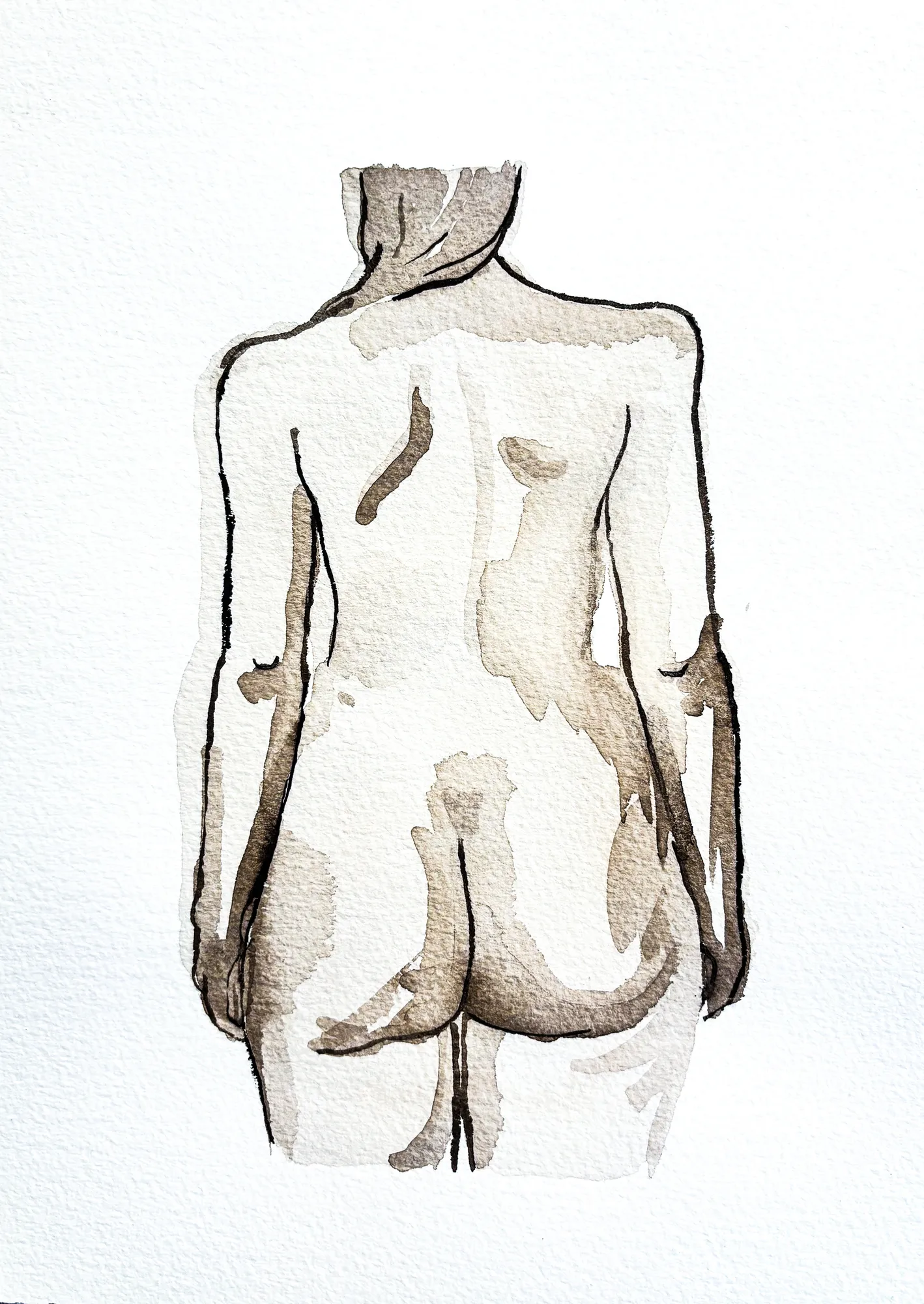 Bruce Cahn, Nude Study IV