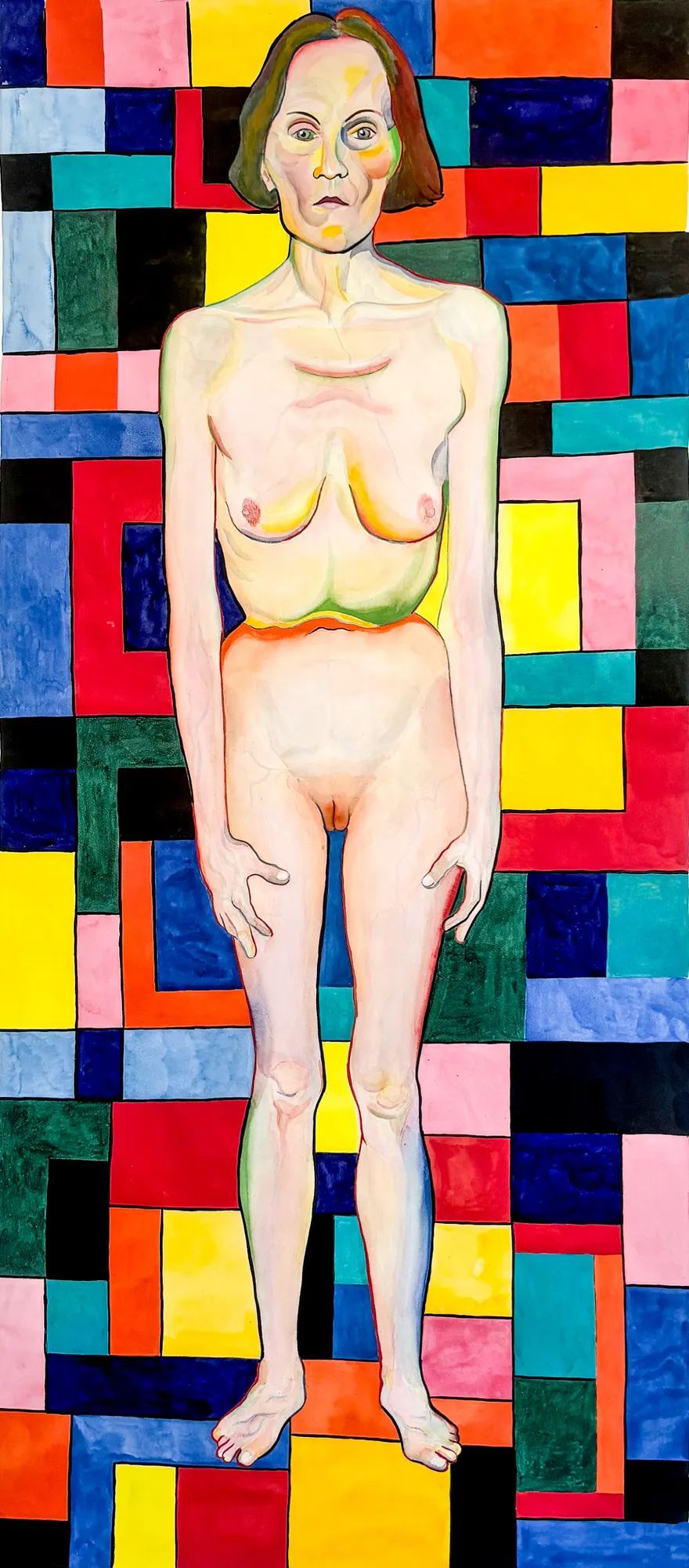 Bruce Cahn, Standing Older Woman, 2000