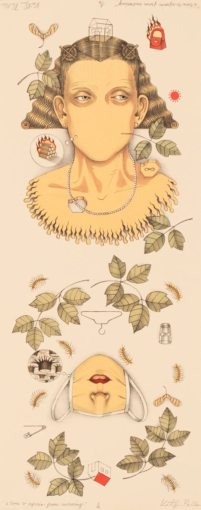 Kathryn Polk, A Time to Refrain from Embracing, 2020