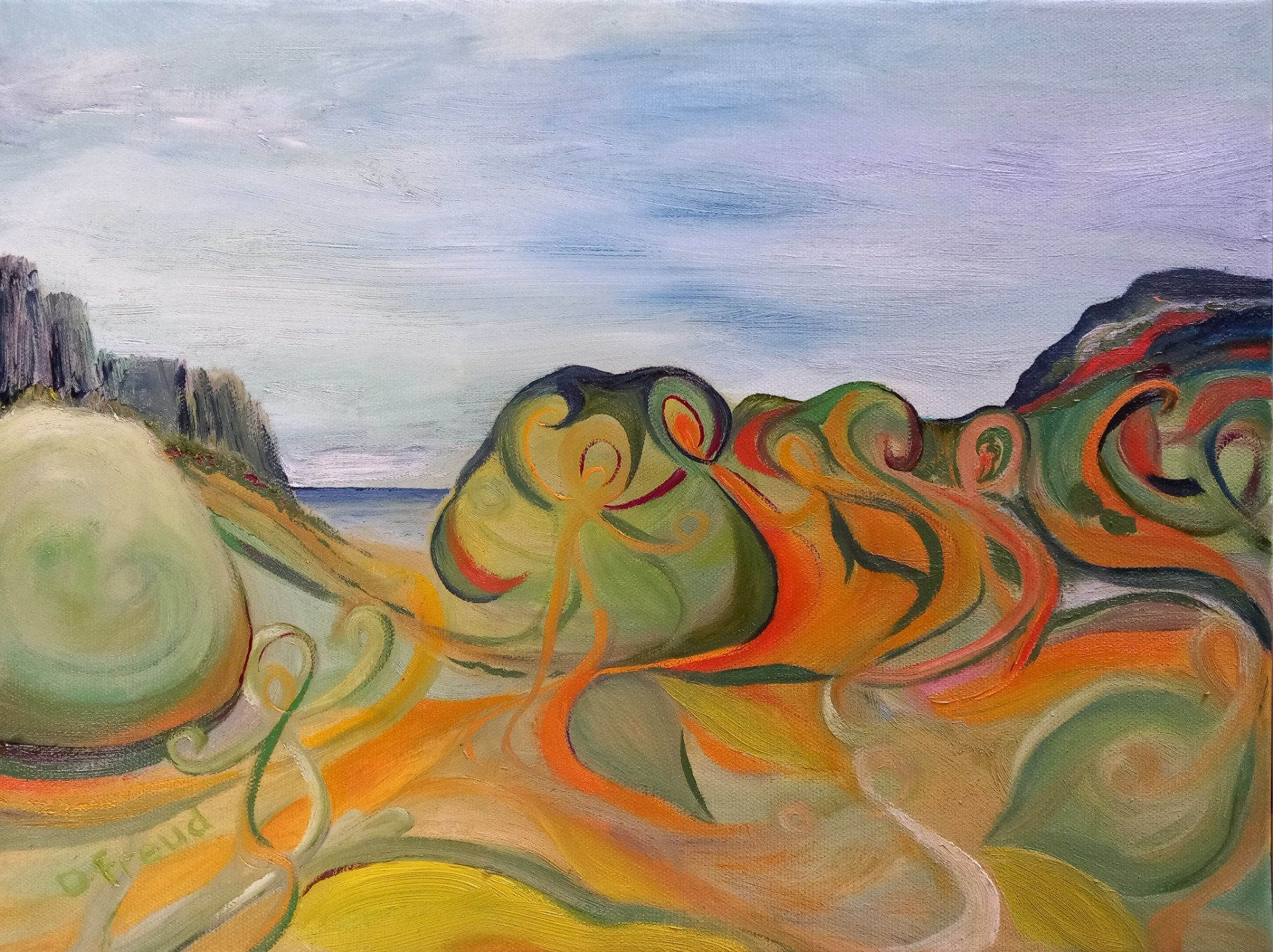 David Freud, Landscape introducing anima & animus