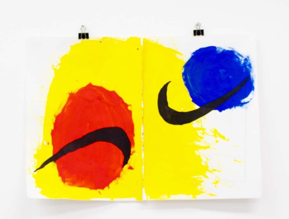 Castelbajac Galaxy Drawing on paper 23 x 41 cm