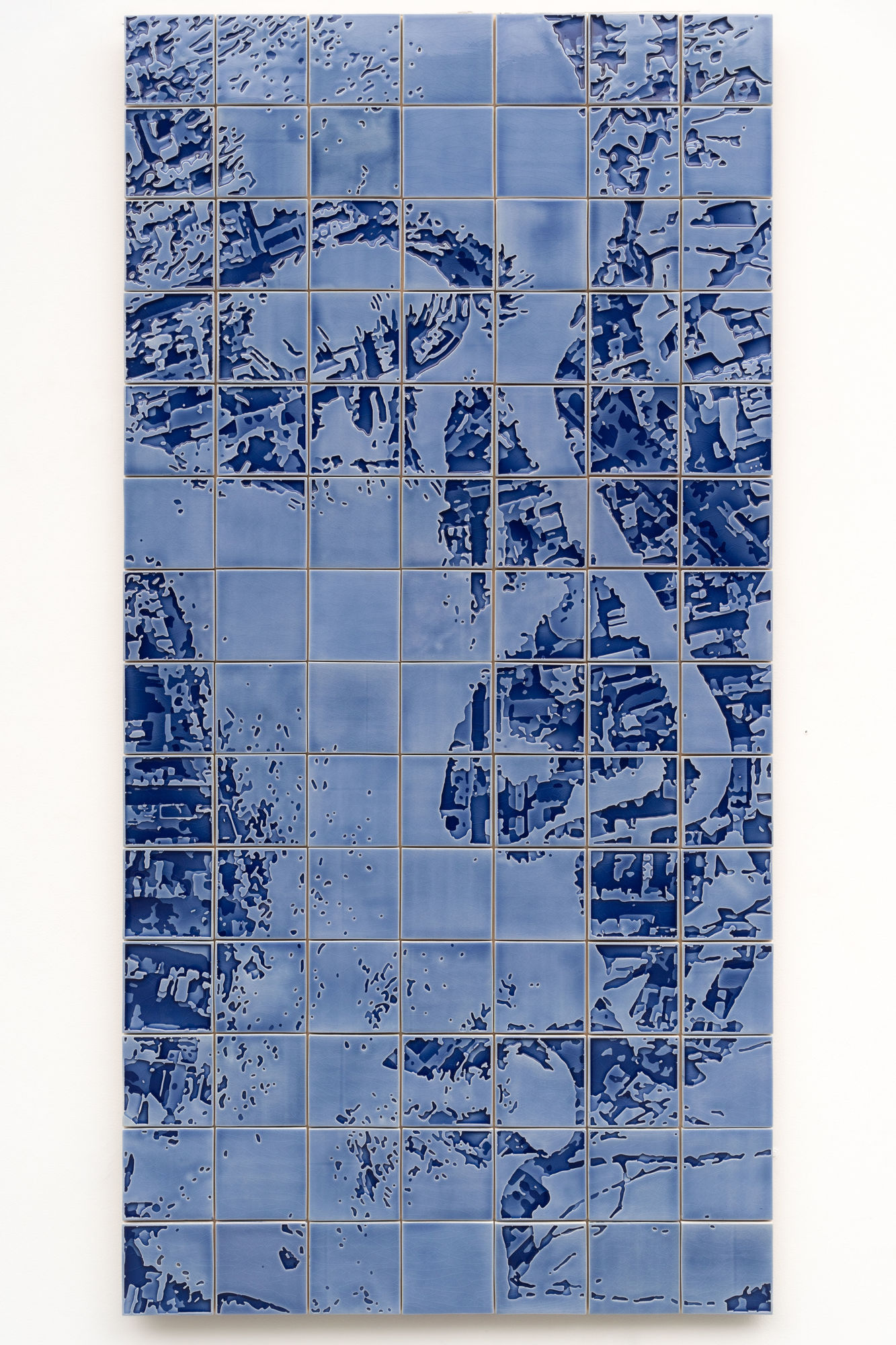 Vhils, M2 - Azul (titre de travail), 2023