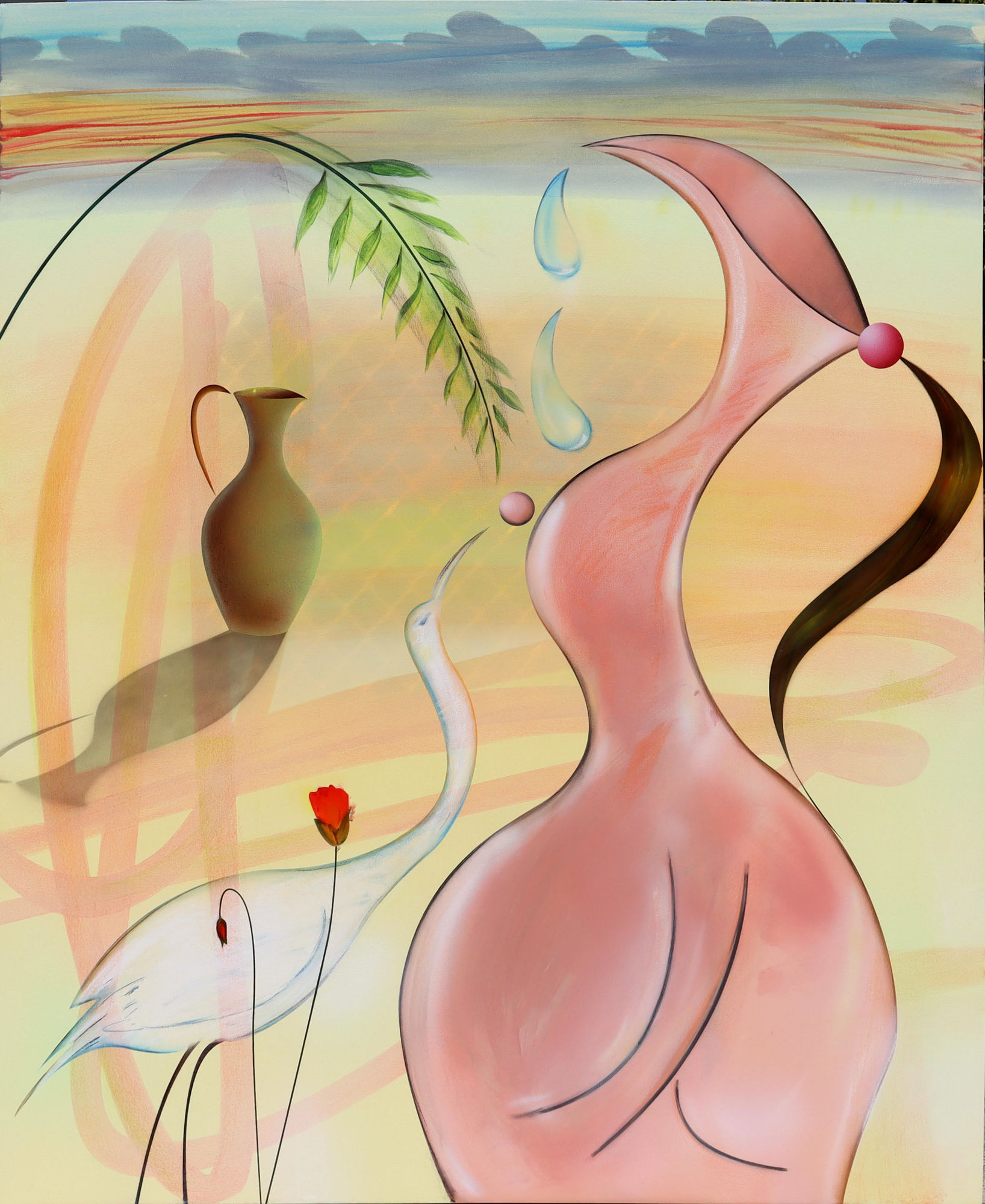 Hoda Kashiha, Buss the Pale Yellow, 2024