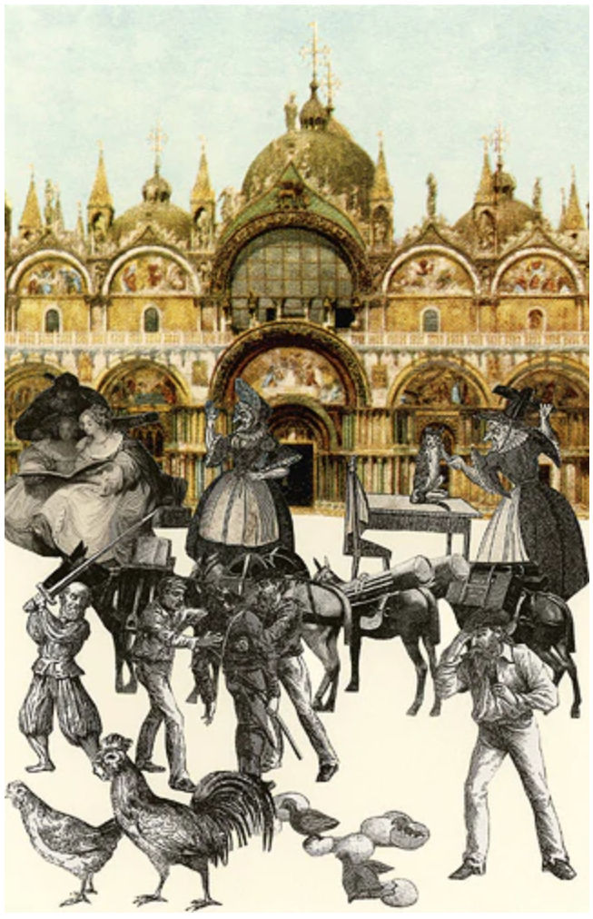 Peter Blake, Venice - An Altercation, 2009