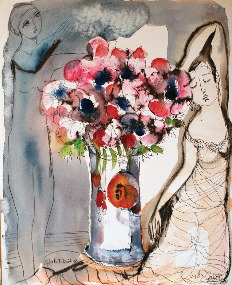 Lydia Corbett (née Sylvette David), Dancing with Sweet Peas