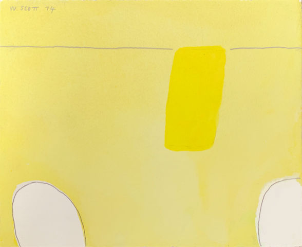 William Scott, Still Life Abstracted 1st Theme, NO. XVIV-L, 1974