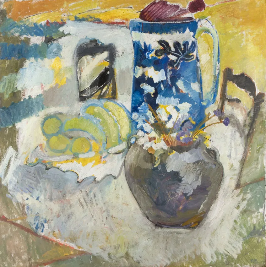Romi Behrens, Jug, Bowl, Fruit, , 1986
