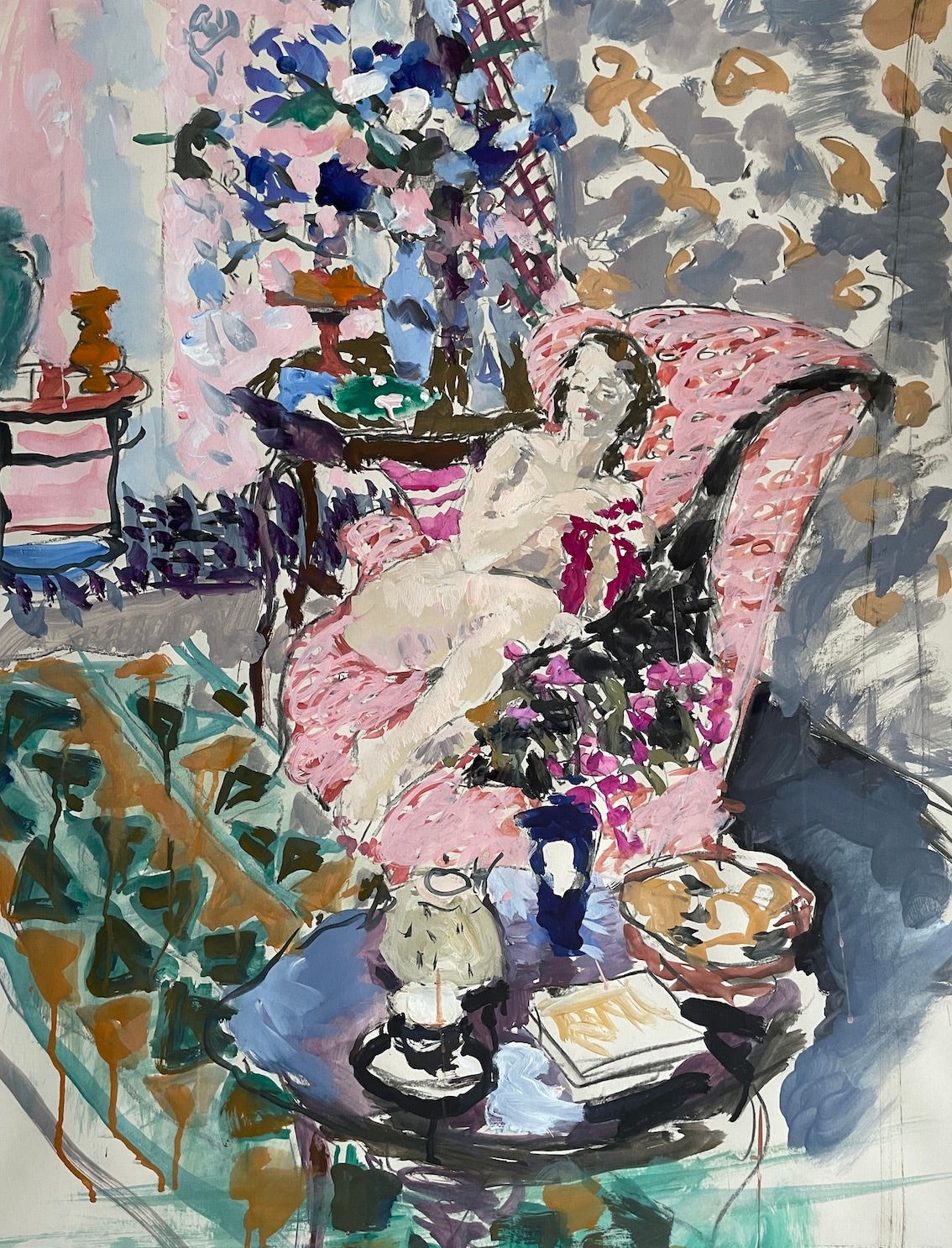 Hugo Grenville, Interior with Nude