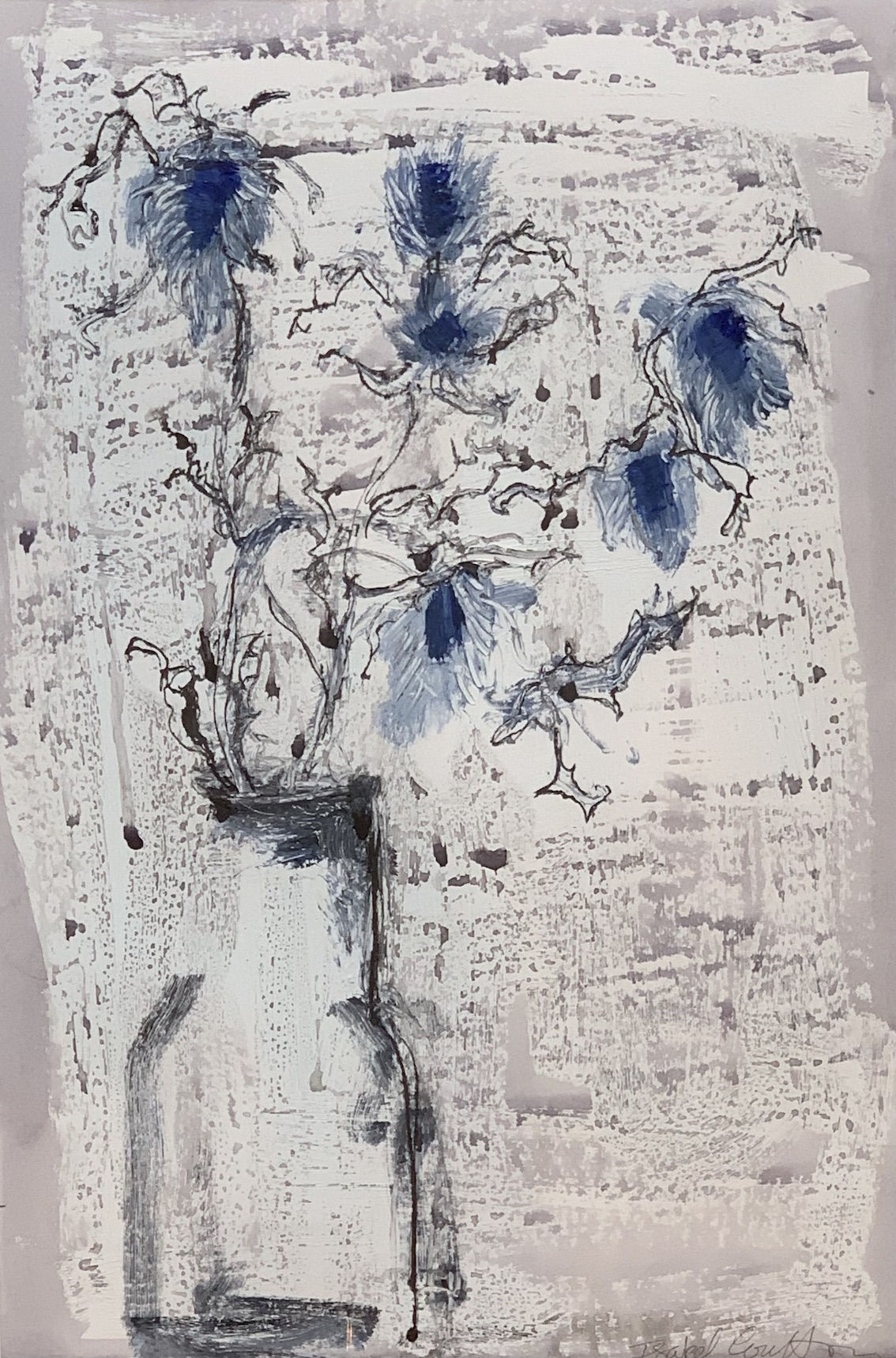 Isabel Coulton, Thistle Still Life I, 2021