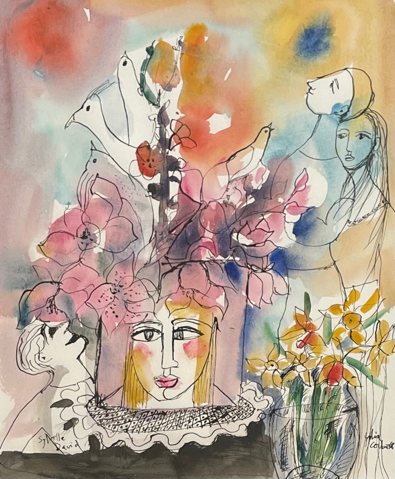 Lydia Corbett (née Sylvette David), Looking up to the Fields