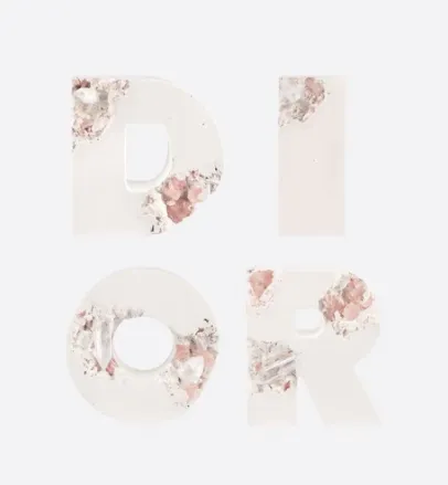 Daniel Arsham, D.I.O.R. Eroded Letters, 2020