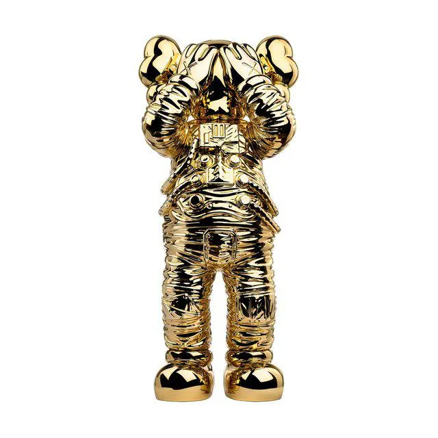 KAWS, Holiday: Space 11.5" (Gold). 20th anniversary edition, 2020