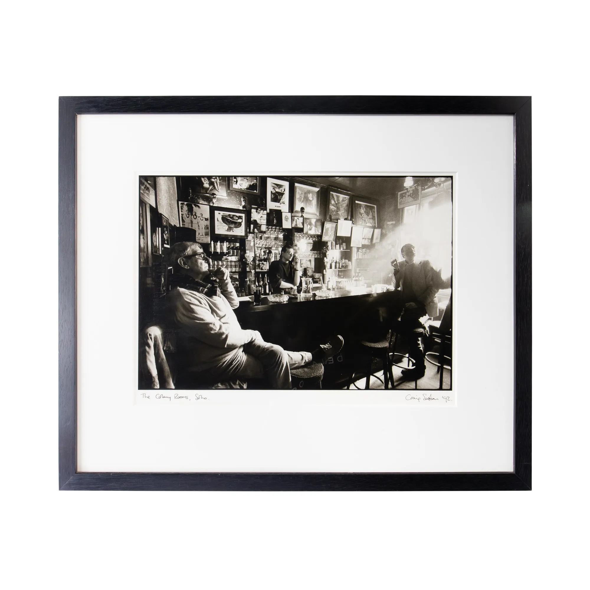 Craig Easton, The Death of Francis Bacon, Colony Room, Soho, London, 1992