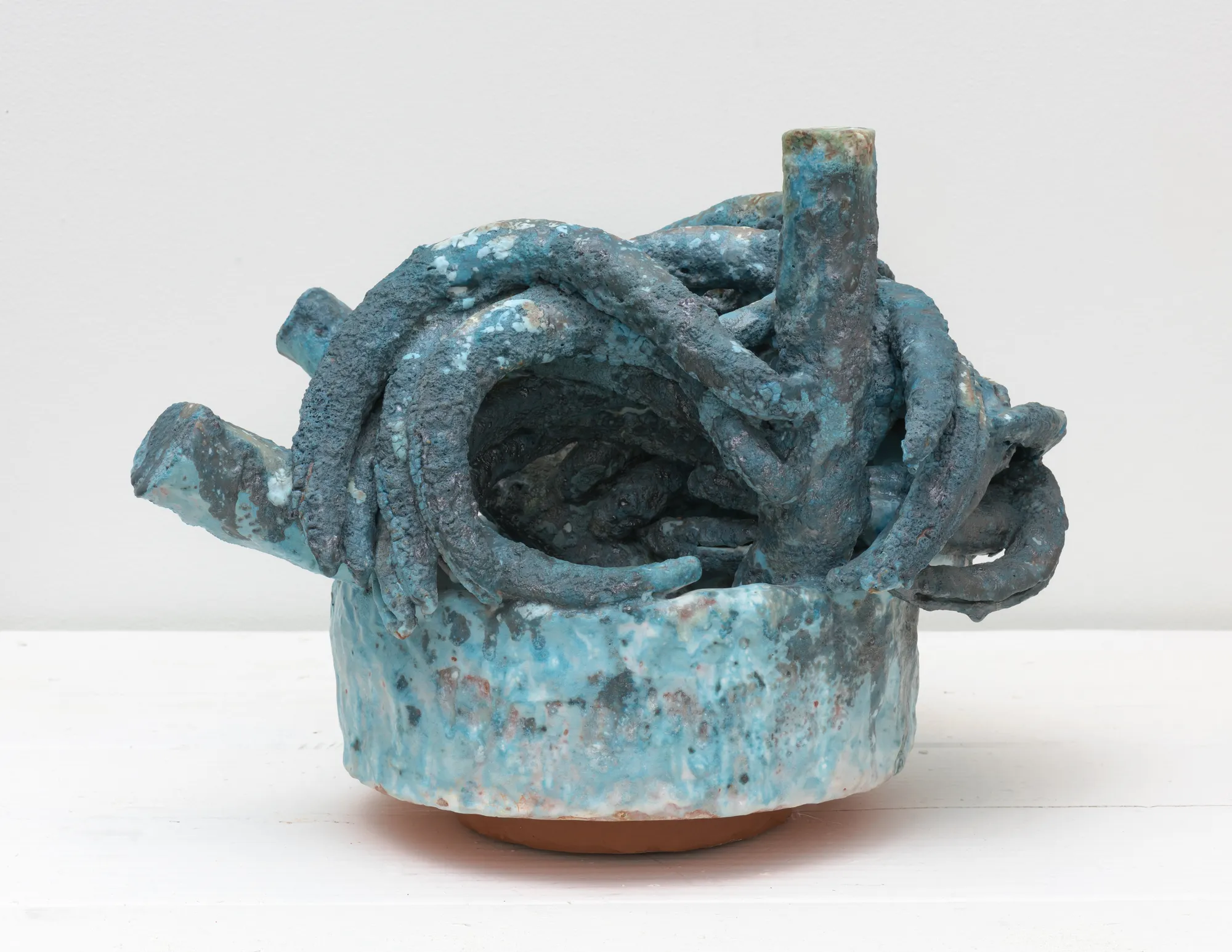 David Hicks, Clipping (Blue Green Clusters), 2020