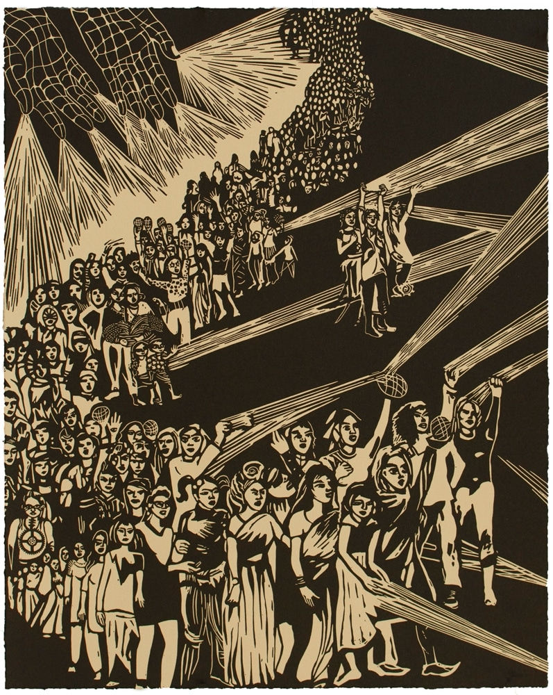 Chitra Ganesh, Sultana's Dream: Art of War 1, 2018