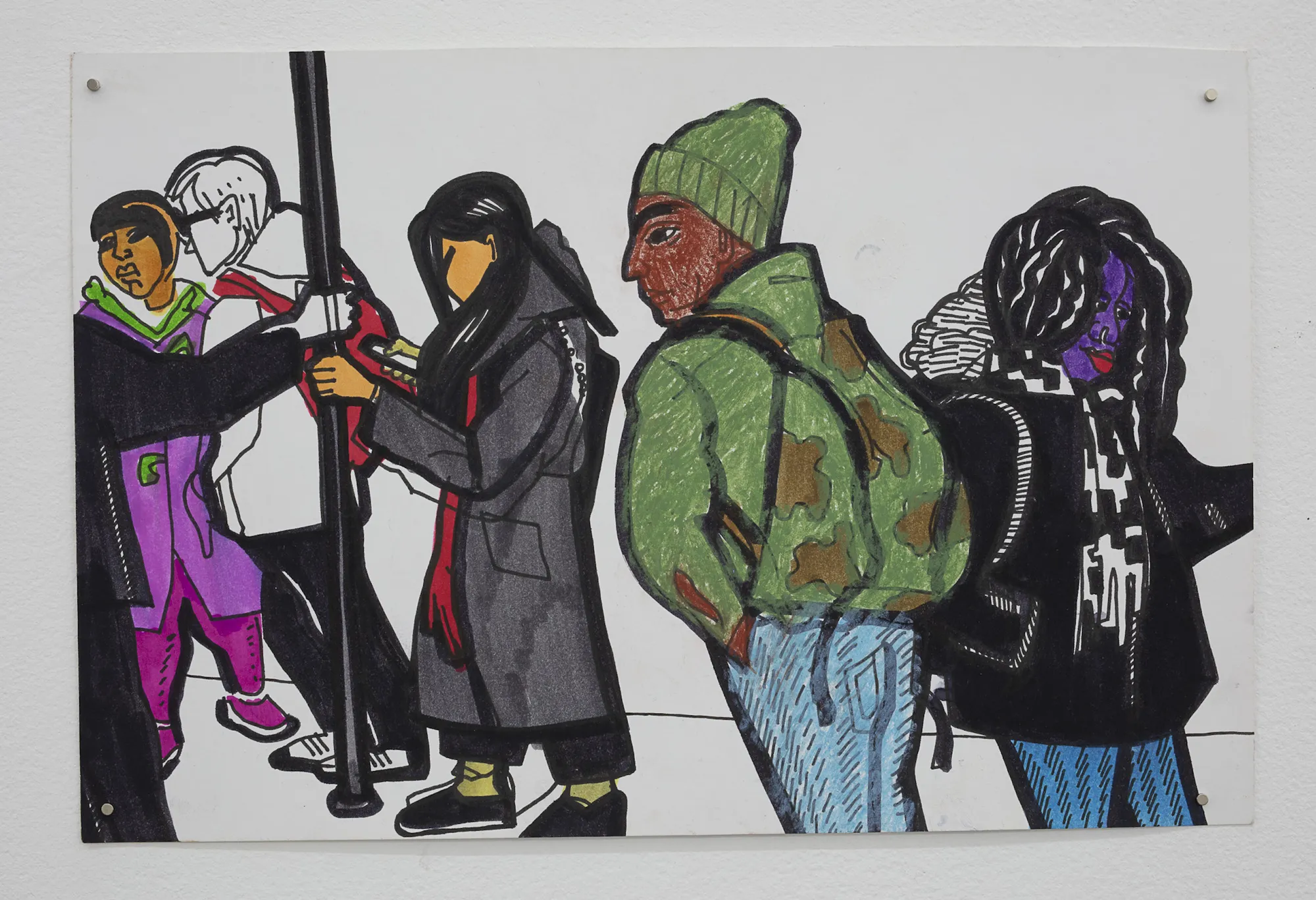 Victoria Lomasko, Isn't America a Dream (no.5), 2019