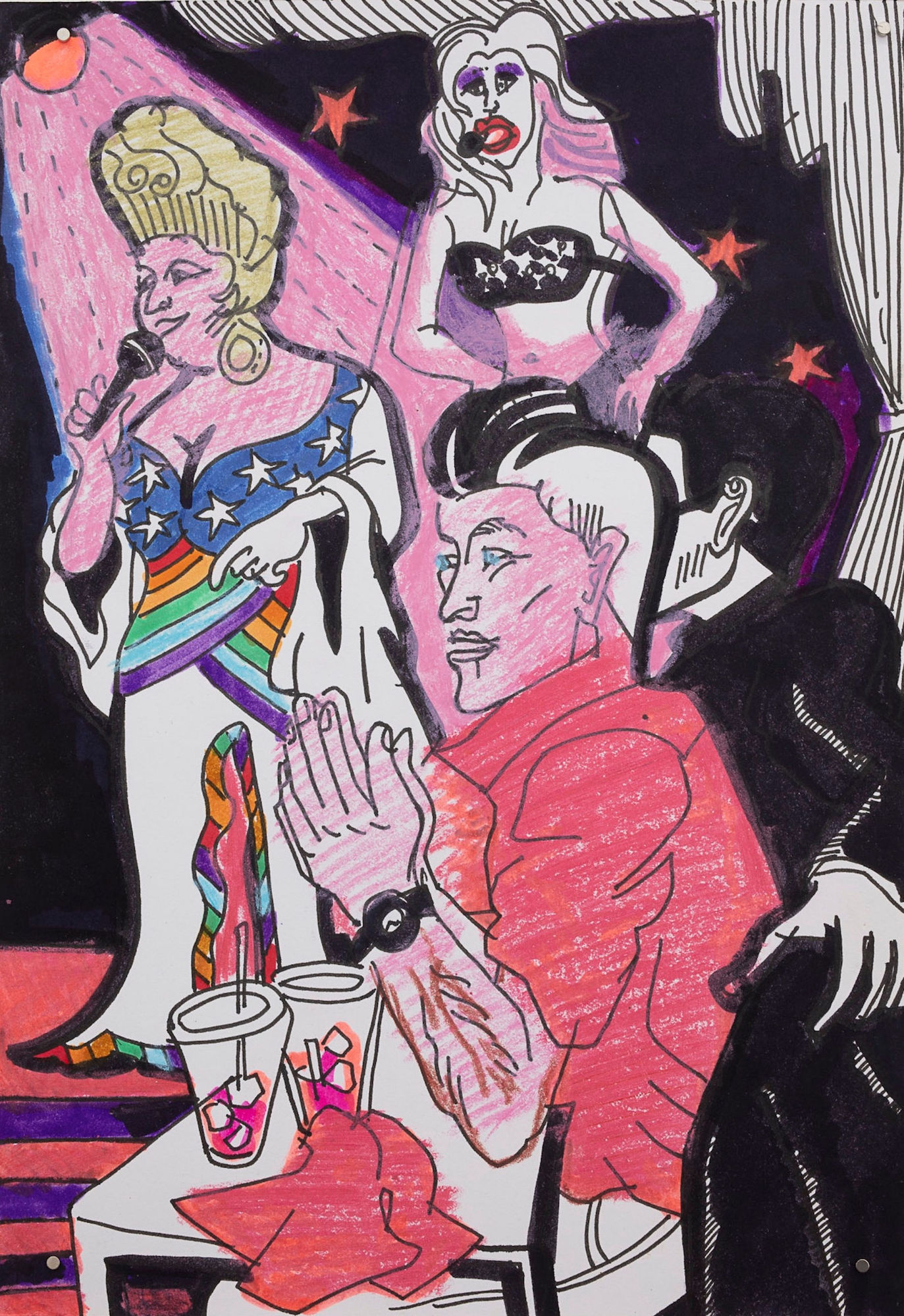 Victoria Lomasko, Isn't America a Dream (no.3), 2019