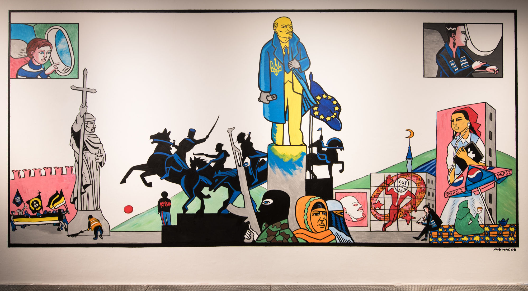 Victoria Lomasko, Our Post-Soviet Land, 2018