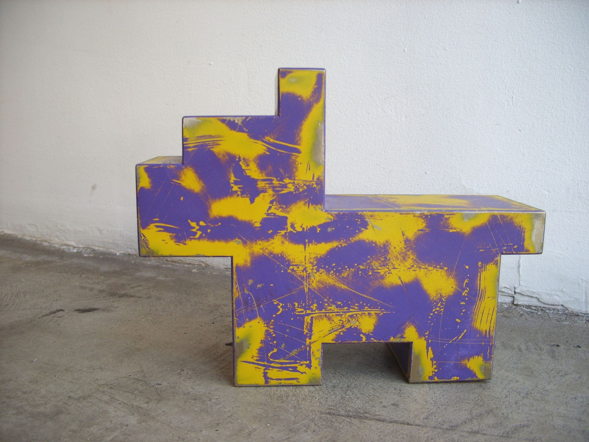 Michael Whiting, Puppy (Purple over Yellow), 2010