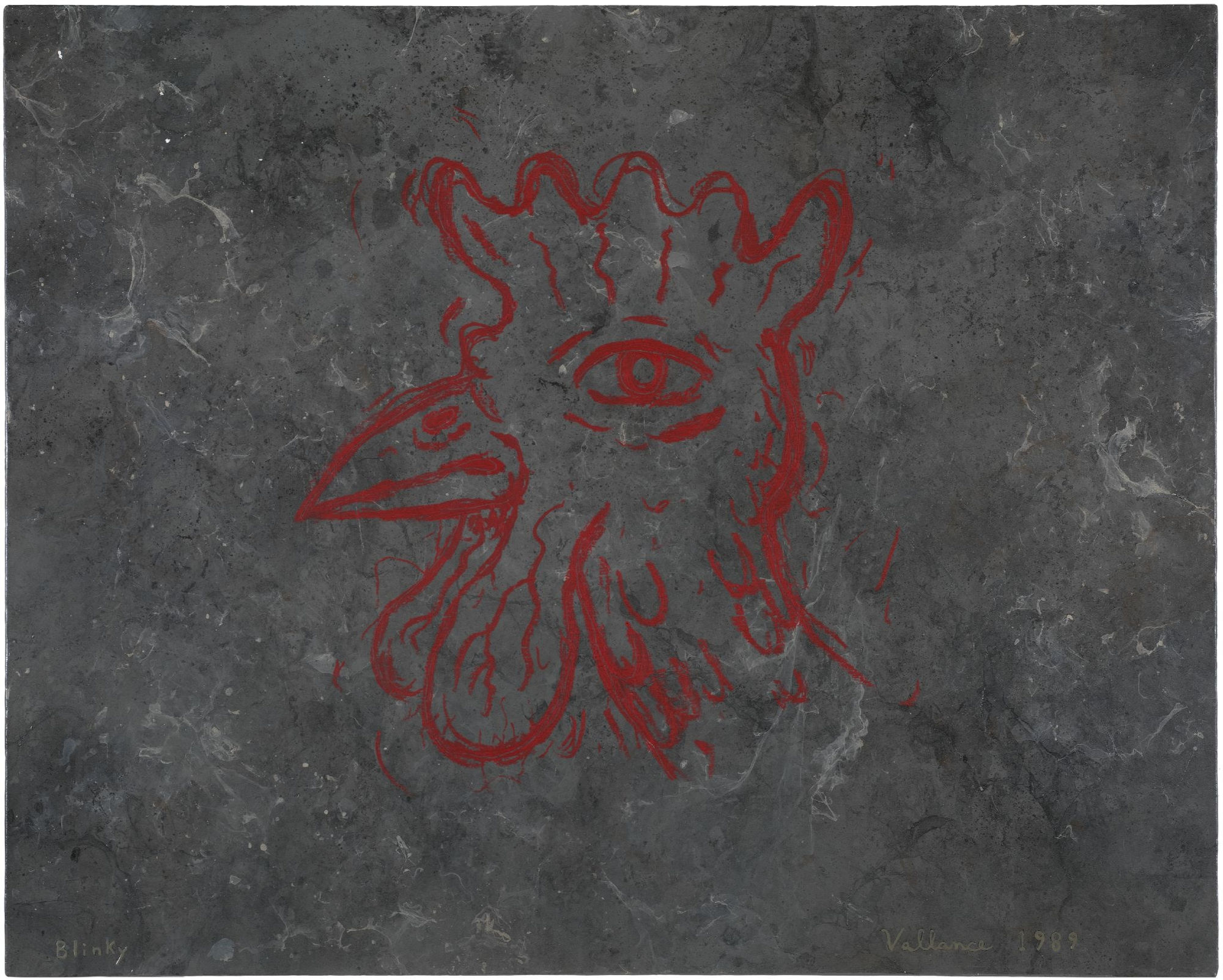 Jeffrey Vallance, Headstone II, 1989