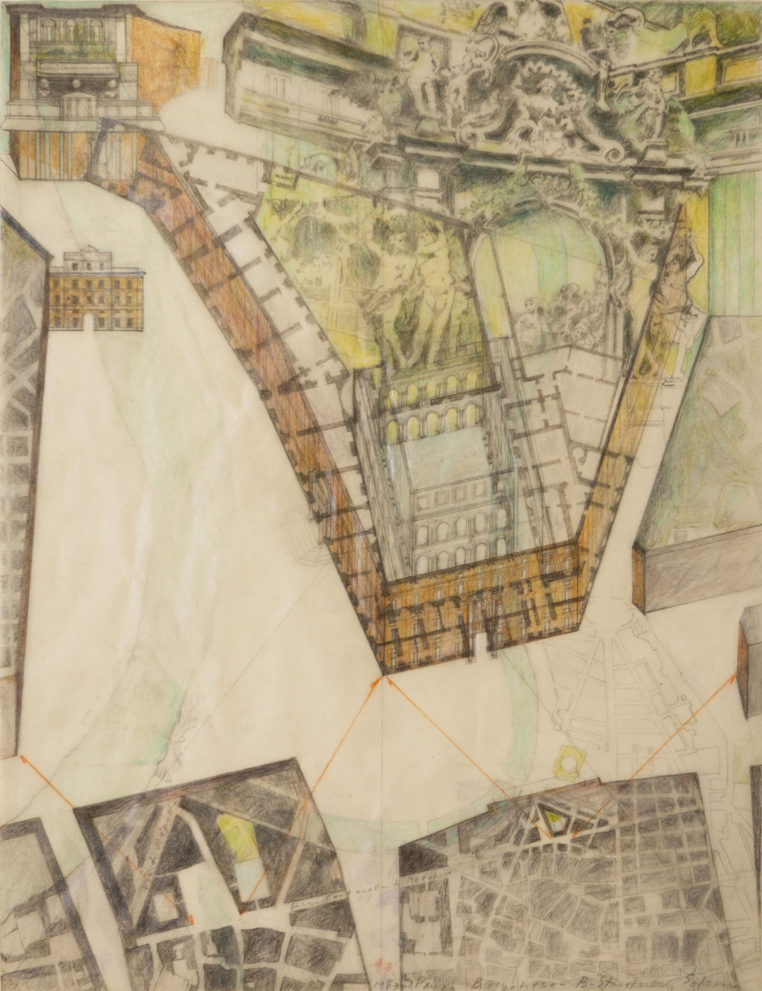 Barbara S. Solomon, Piazza Borghese, Rome, 1983