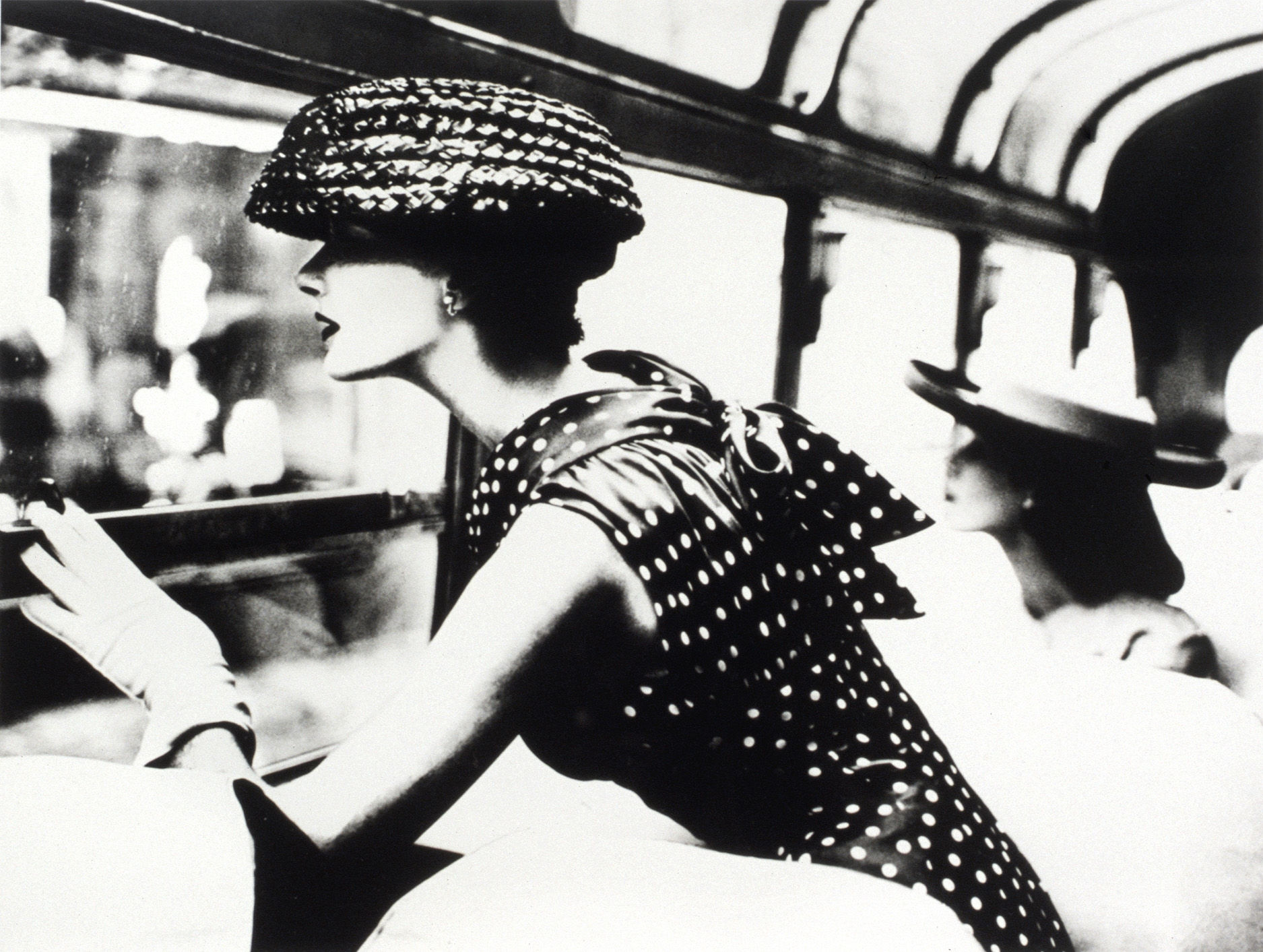 Lillian Bassman, More Fashion Mileage Per Dress, Barbara Vaughn, Dress by Filcol, Harper's Bazaar, New York, February 1956, 1980