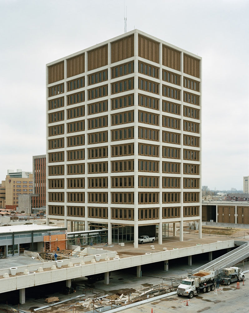 Alex Slade, Tulsa City Hall Tower, Completed 1969 (Vacated 2007), Murray Jones Murray Architect, Tulsa, OK, 2013