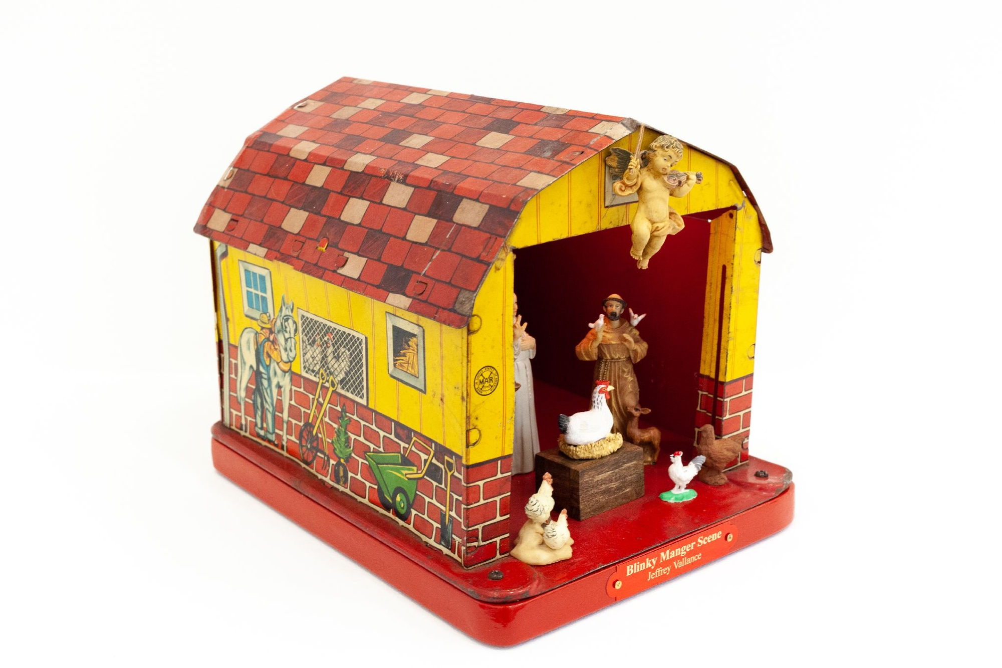 Jeffrey Vallance, Blinky Manger Scene, 2018