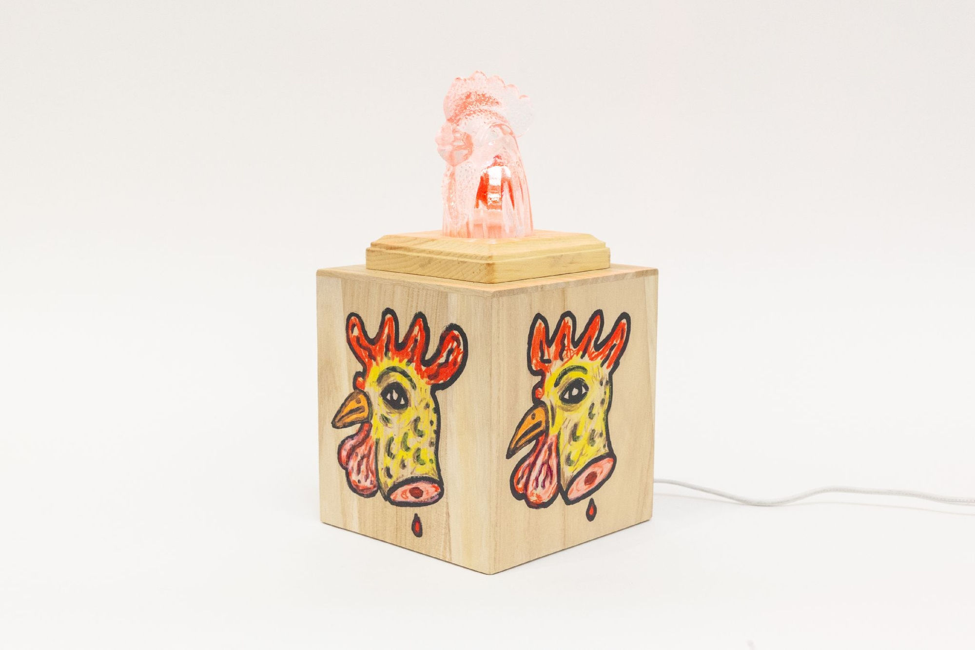 Jeffrey Vallance, Blinking Blinky Lamp, 2018