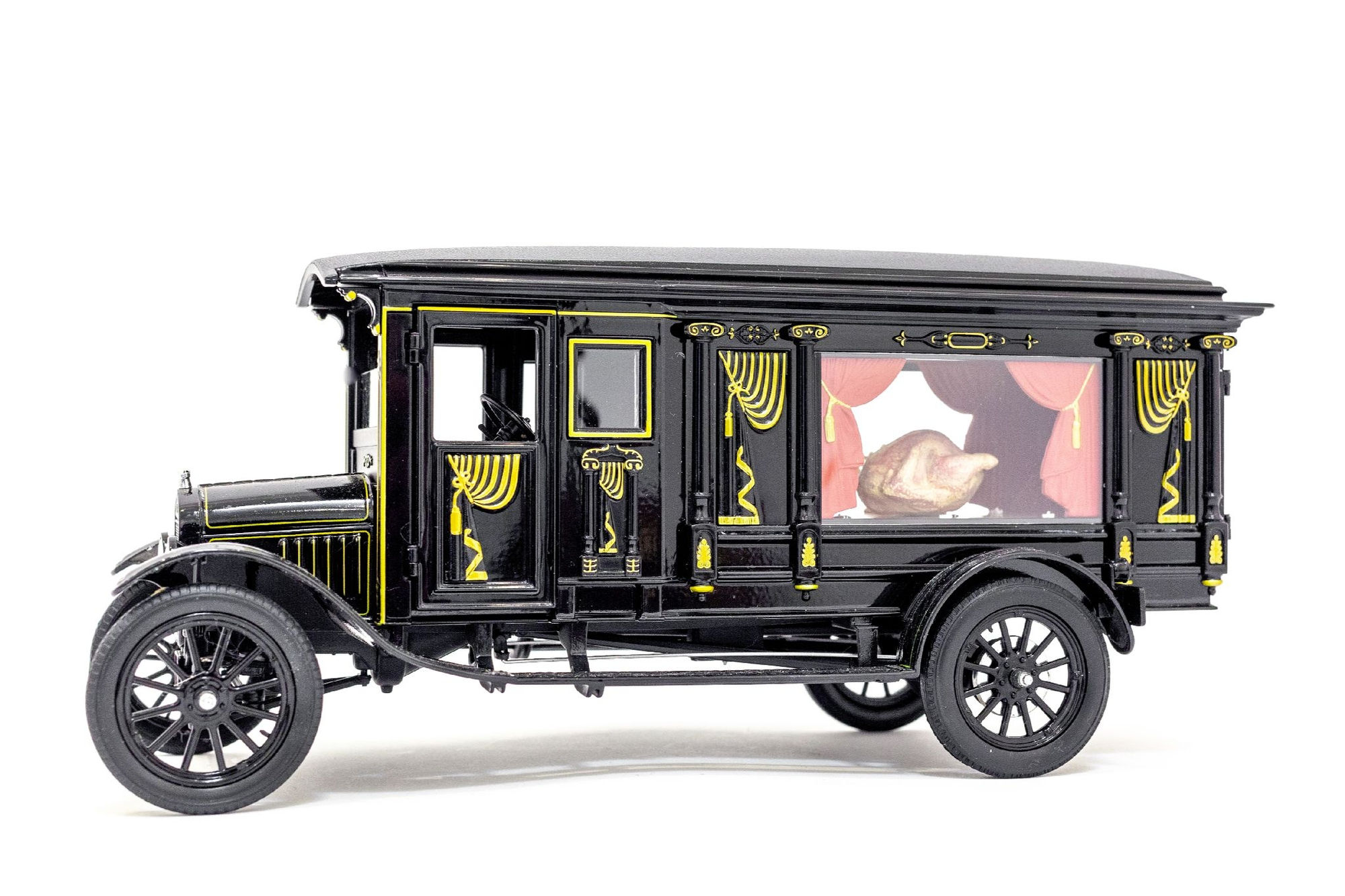 Jeffrey Vallance, Black Blinky Model T Hearse, 2018