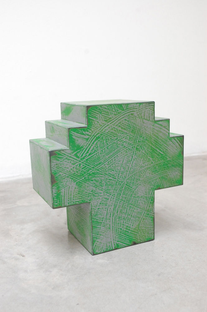 Michael Whiting, Mushroom (Gray over Green), 2011