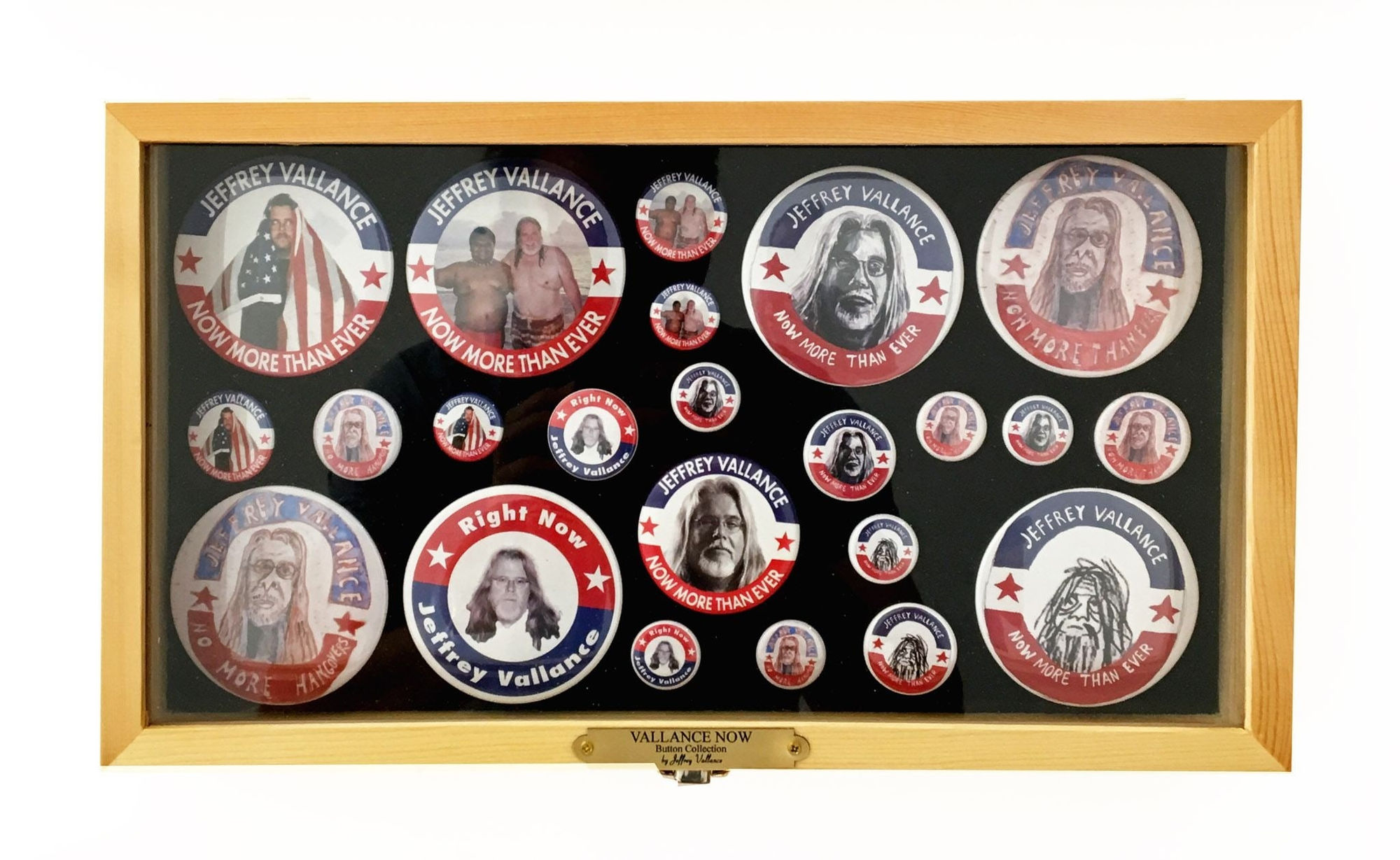 Jeffrey Vallance, VALLANCE NOW: Button Collection, 2016