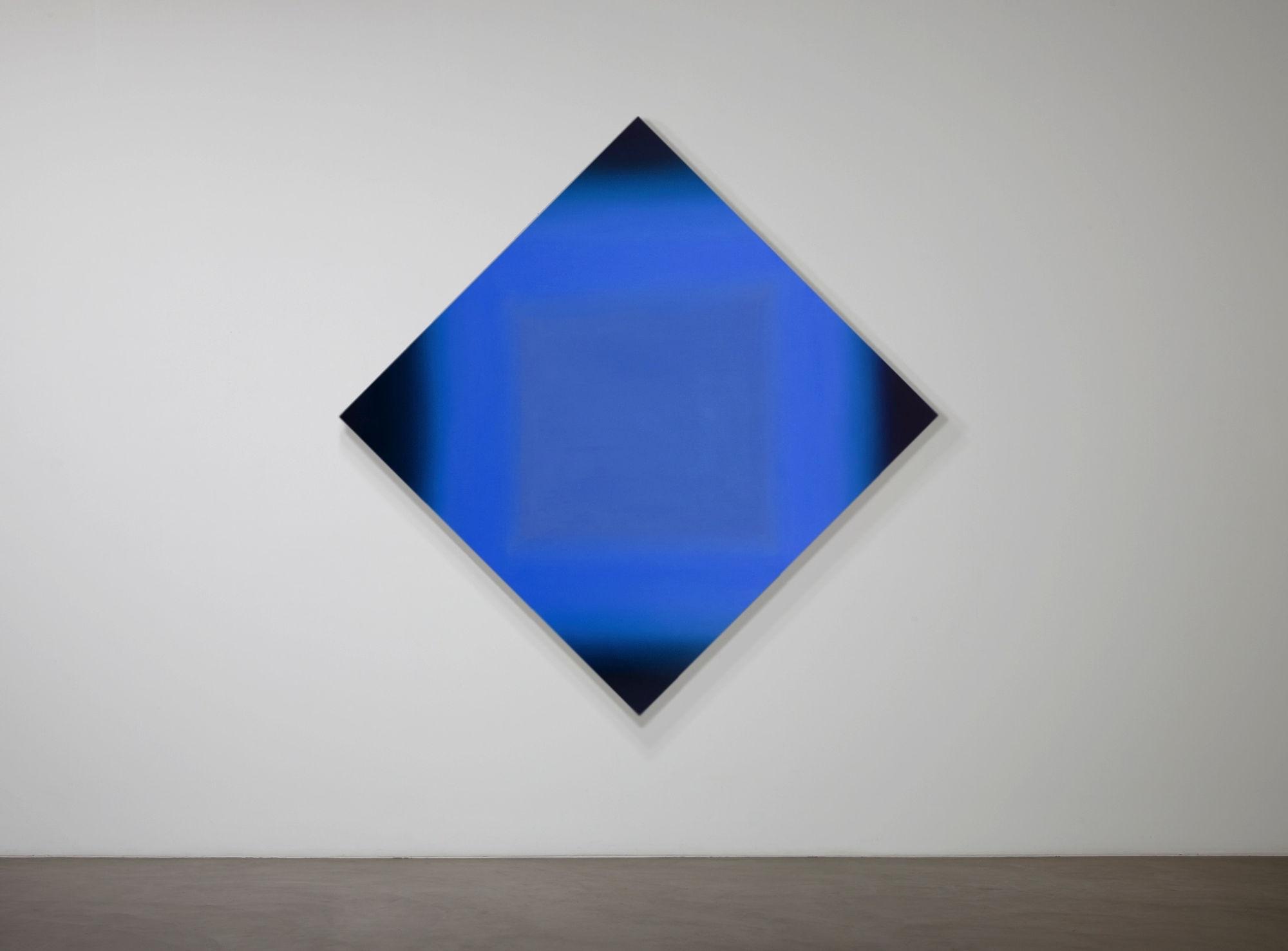 Ruth Pastine, Inevitability of Truth 10-D6868 Diamond Square (Blue Orange/Blue Violet), Inevitability of Truth Series, 2015